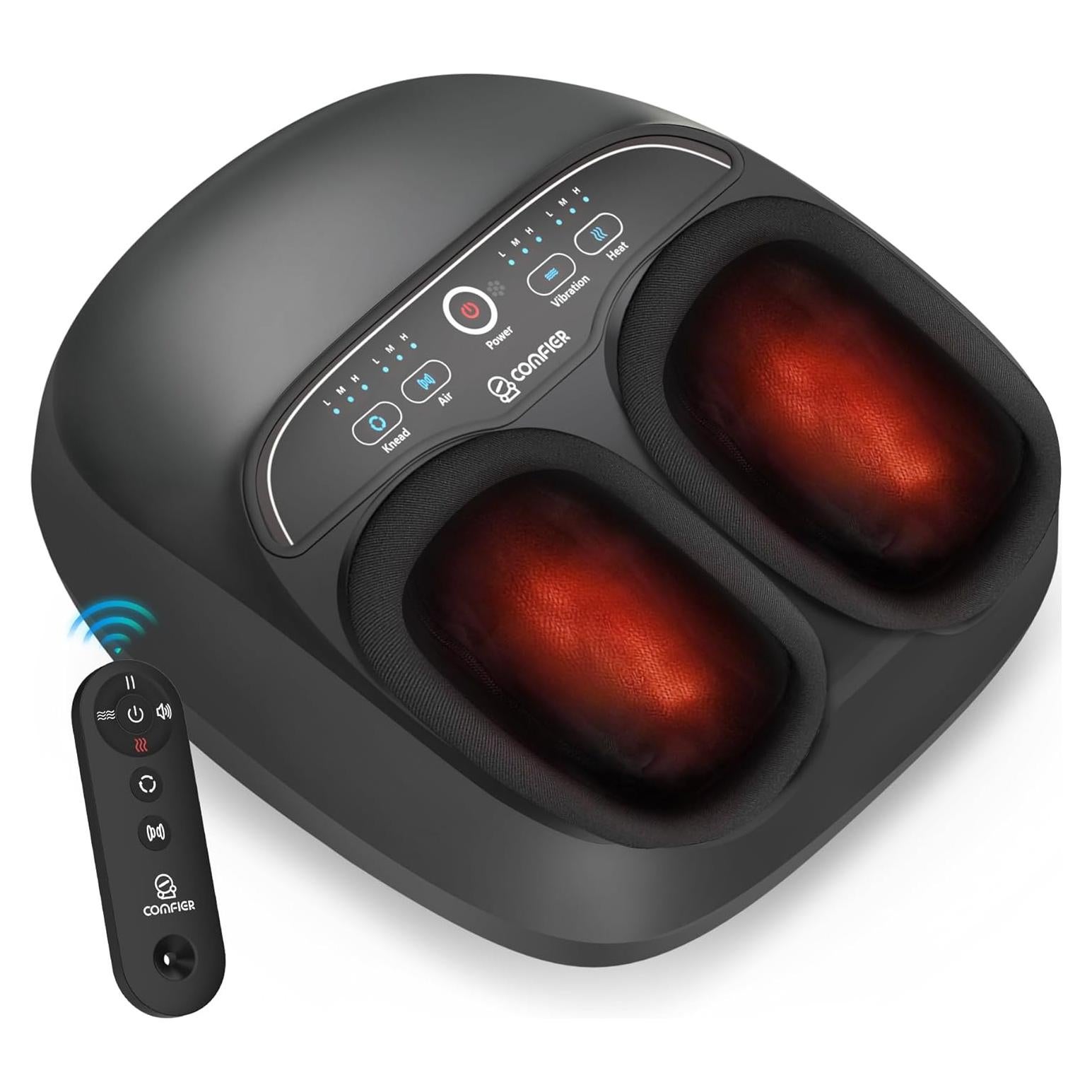 Masajeador de Pies COMFIER con Calor y Control Remoto