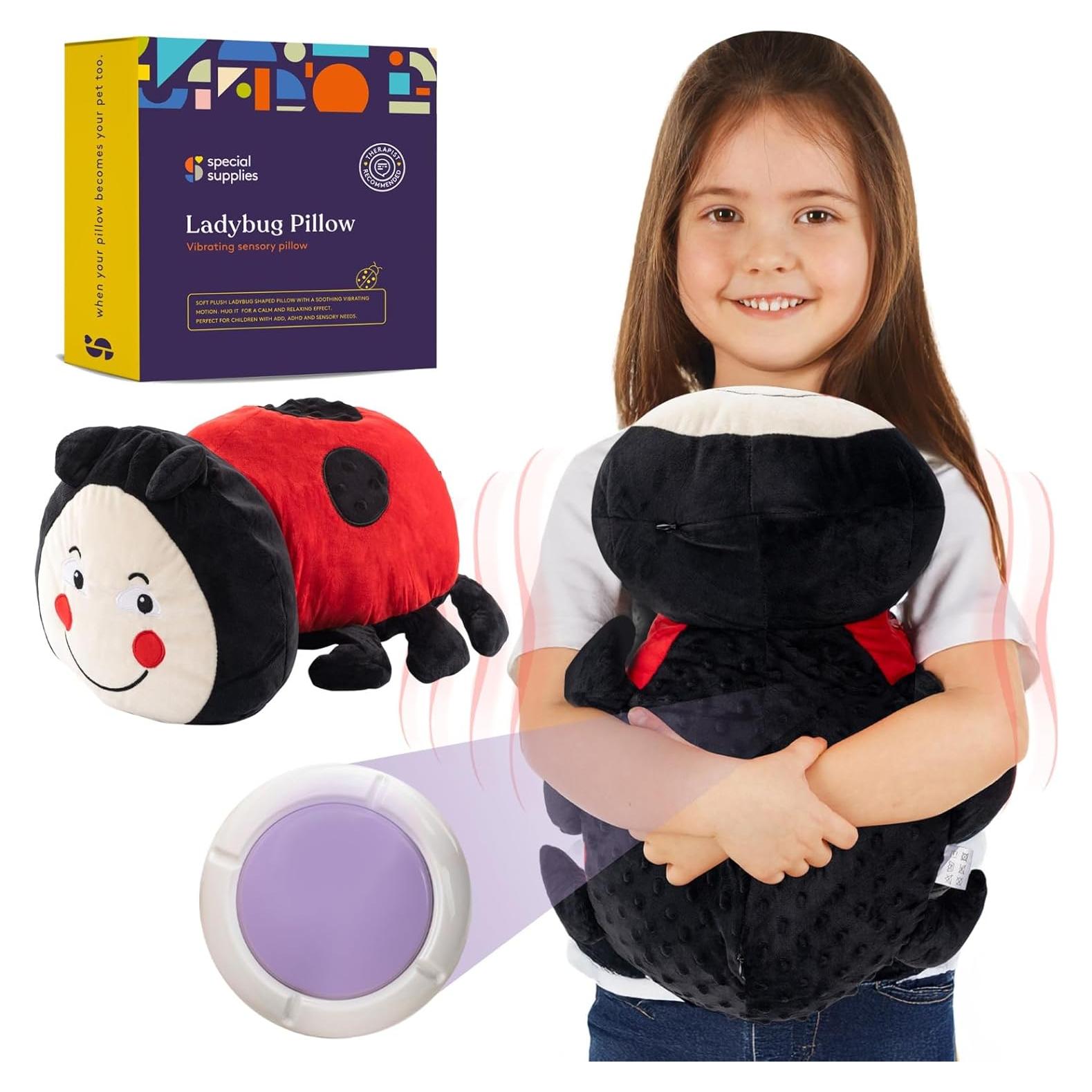 Almohada Vibrante Sensorial Mariquita Suministros Especiales