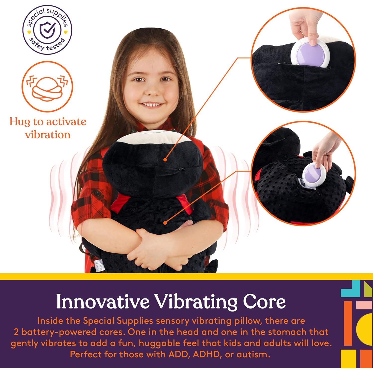 Almohada Vibrante Sensorial Mariquita Suministros Especiales