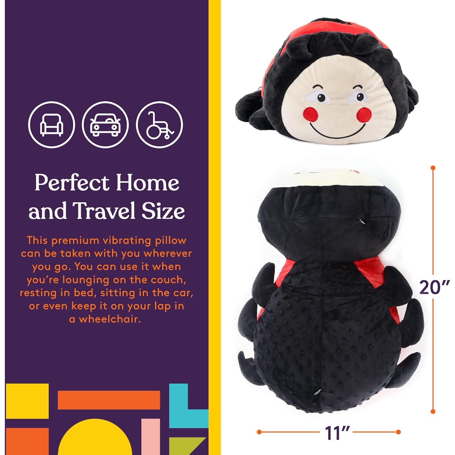 Almohada Vibrante Sensorial Mariquita Suministros Especiales