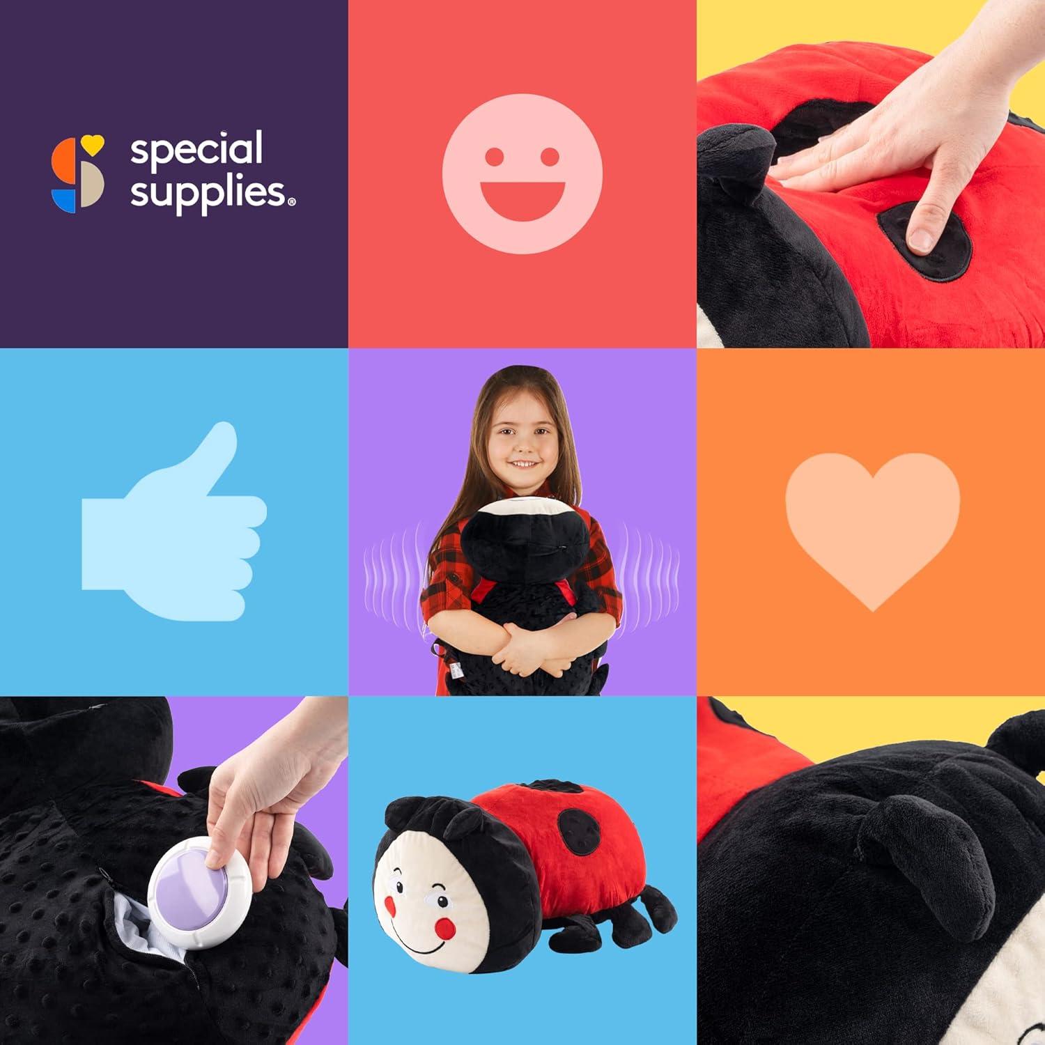 Almohada Vibrante Sensorial Mariquita Suministros Especiales