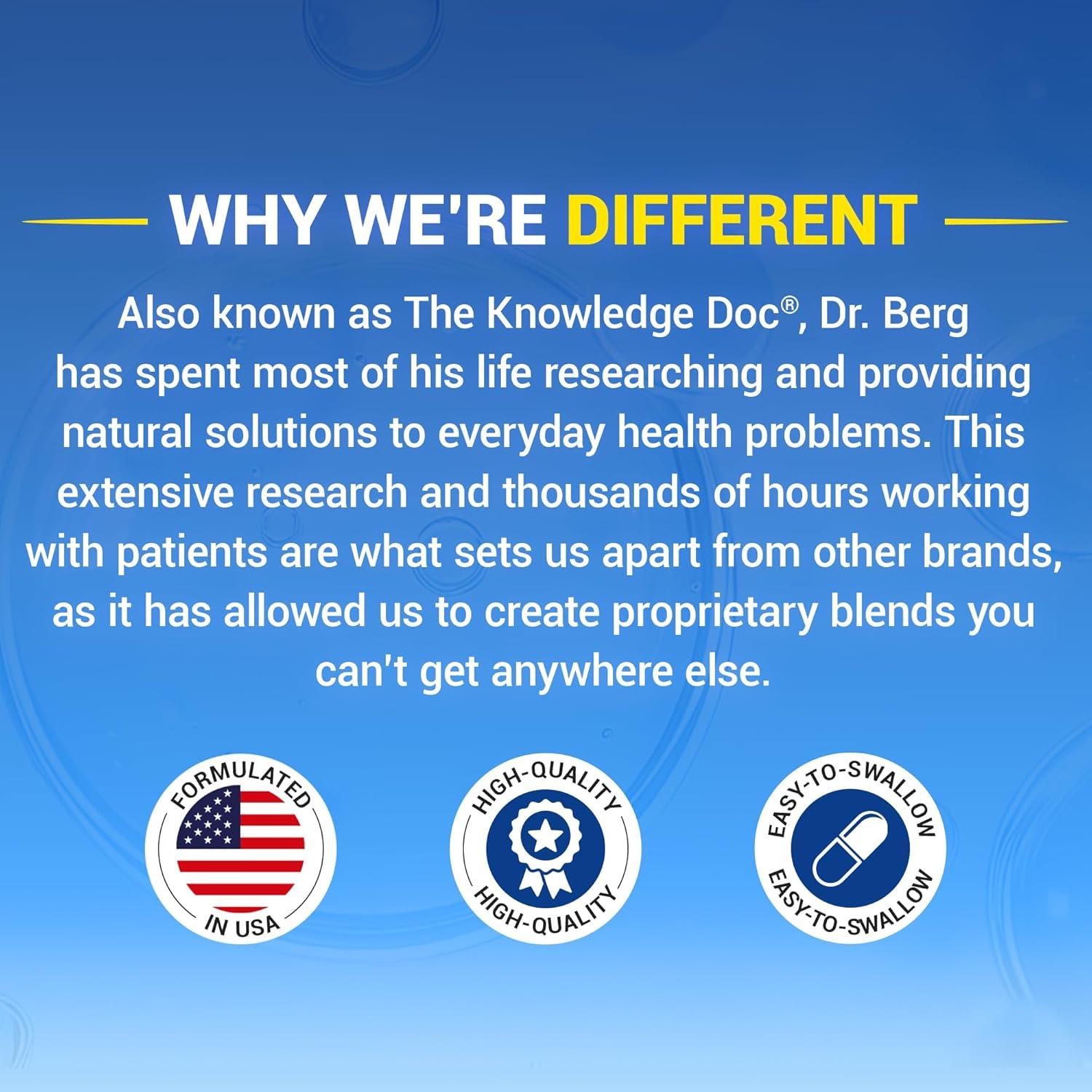 Suplemento de Magnesio Glicinato Dr. Berg 90 Caps - Alivio Estrés