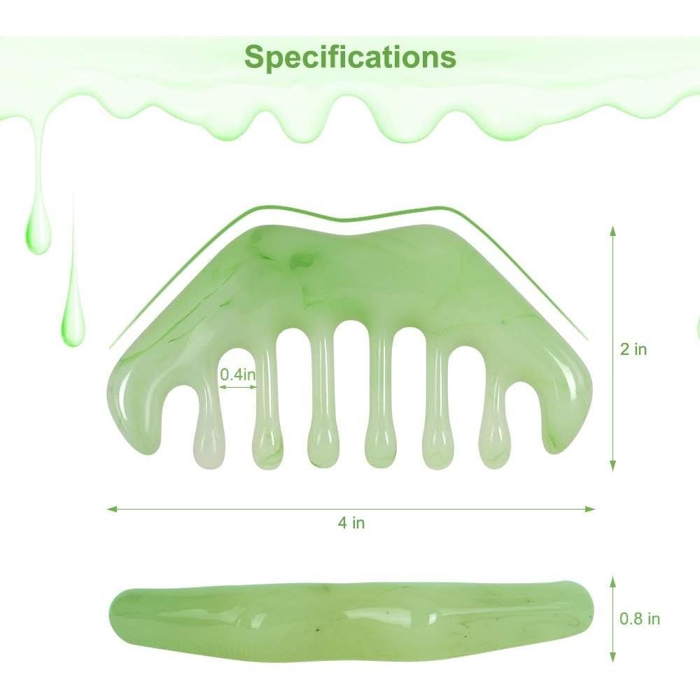 2 Piezas Peine de Masaje Airogym para Cuero Cabelludo