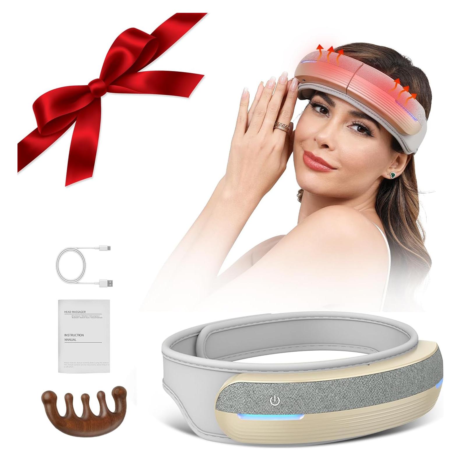 Masajeador de Cabeza Eléctrico HMMSYLVA 5 Modos y Calor