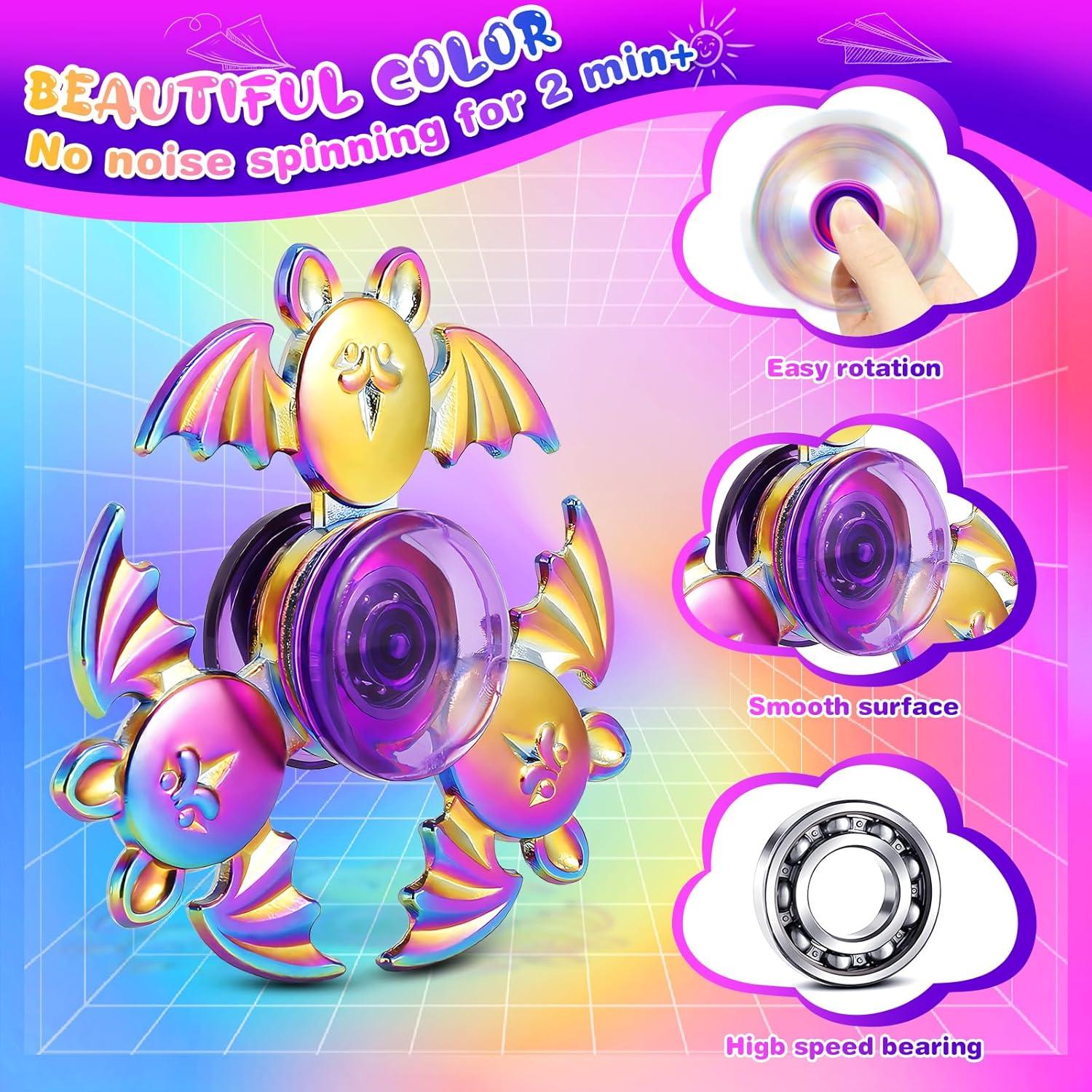 Paquete de 12 Spinners de Metal Aliviadores de Estrés YWRZ