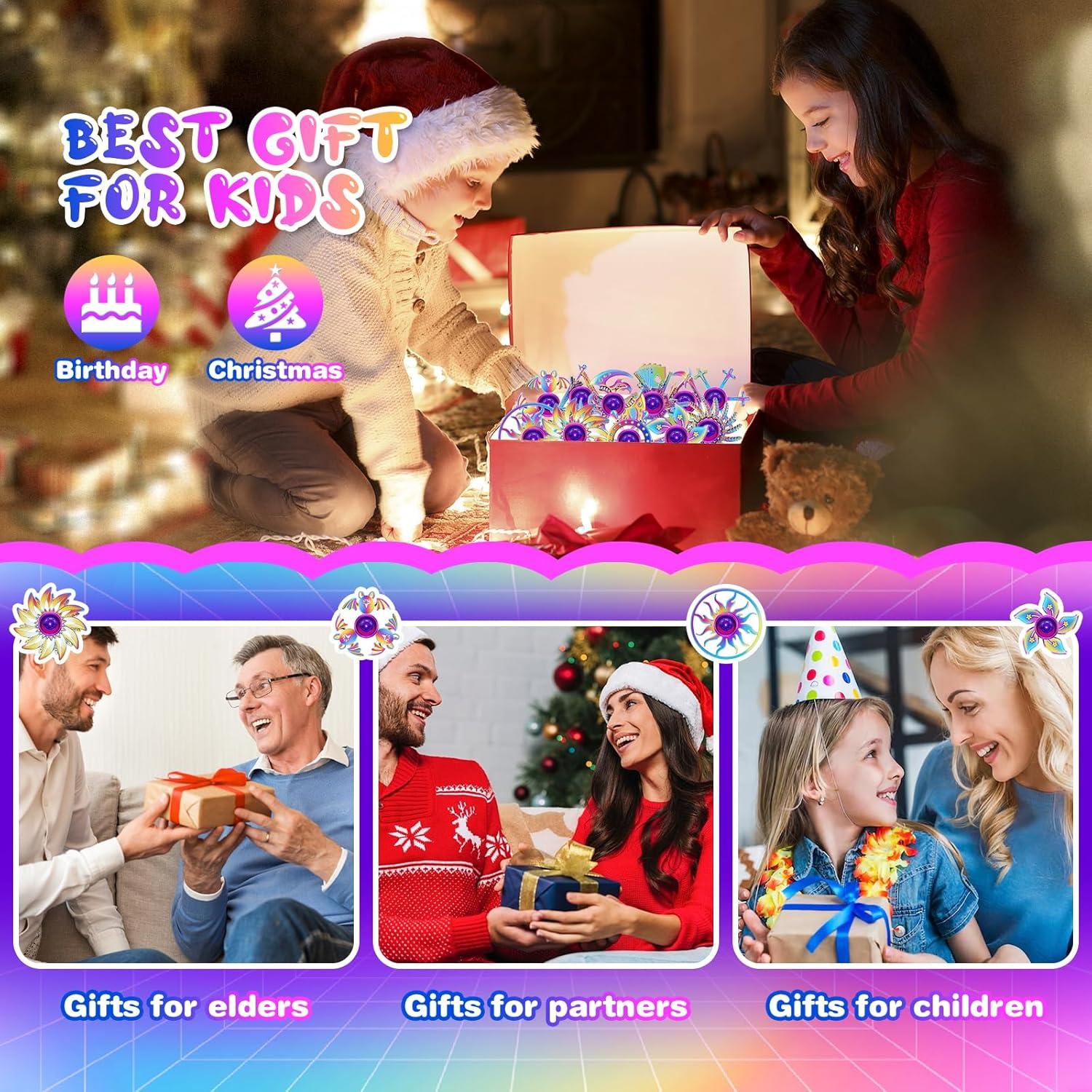 Paquete de 12 Spinners de Metal Aliviadores de Estrés YWRZ