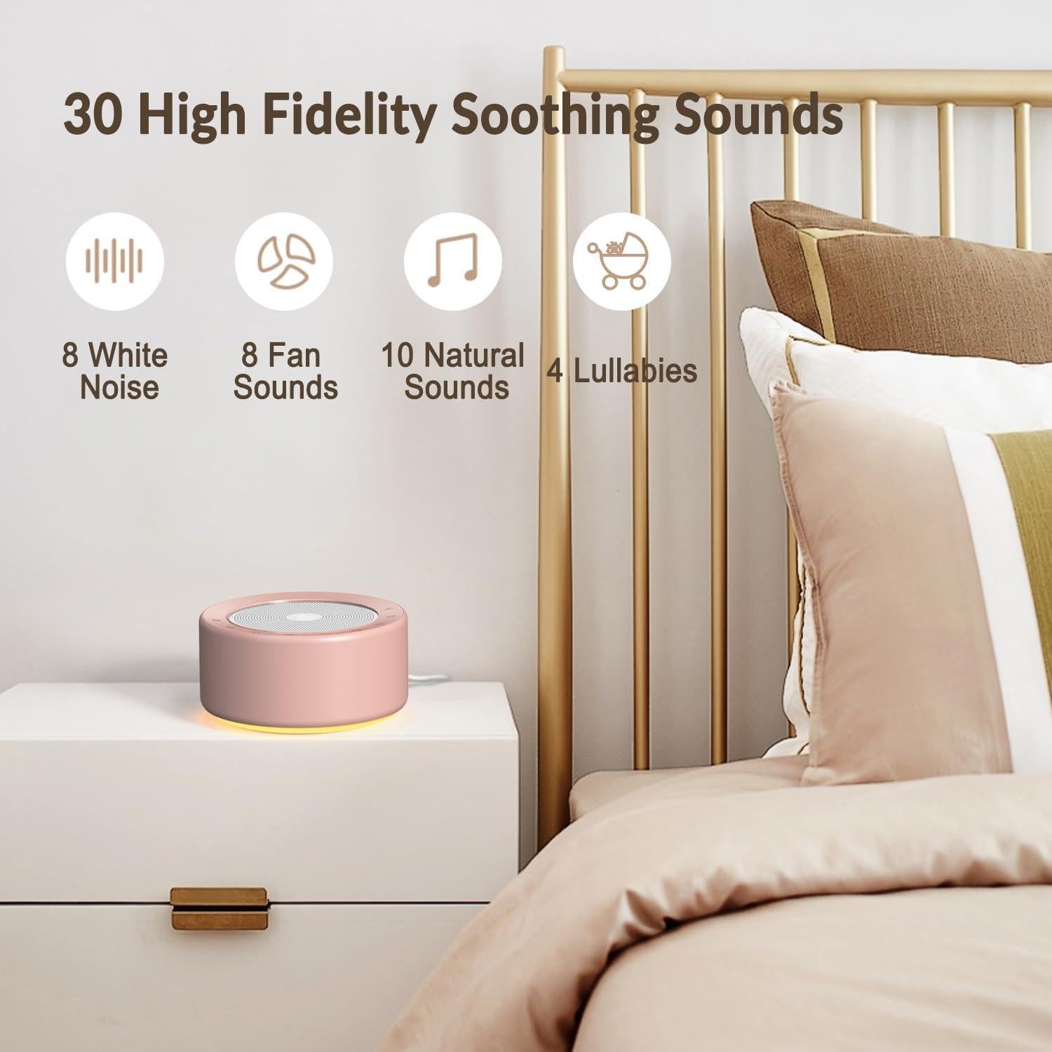 Lámpara de Guardería Kipcush con Sonidos Relajantes 30 Sonidos