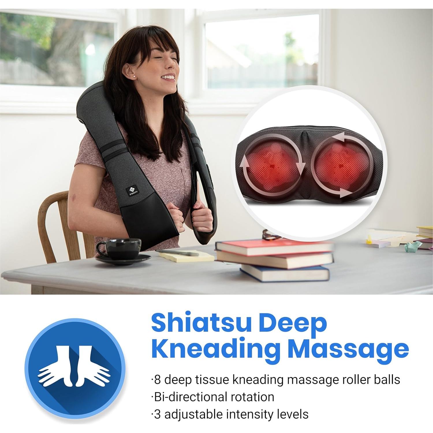 Masajeador de Cuello Inalámbrico Etekcity con Calor 8 Nodos