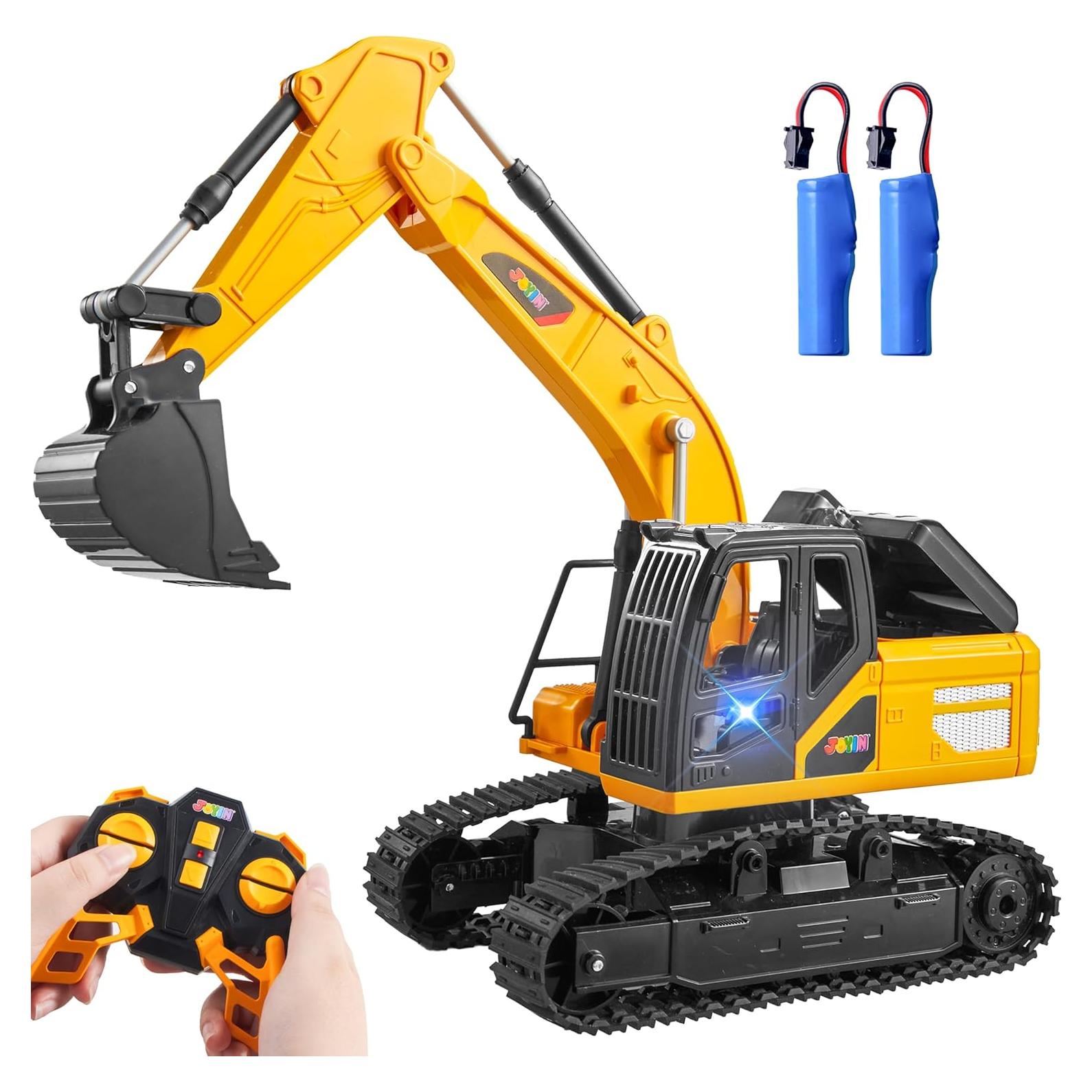 Excavadora RC Joyin 2.4GHz con Luz para Niños 3-12 Años