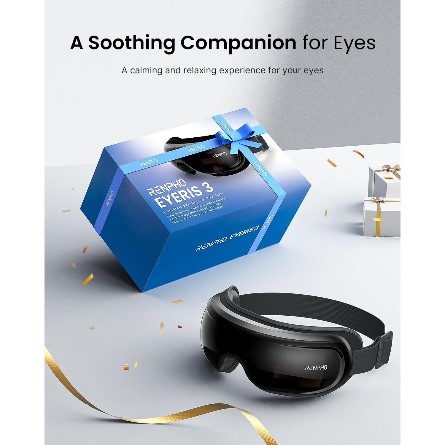 Masajeador de Ojos RENPHO Eyeris 3 con Calor y Enfriamiento