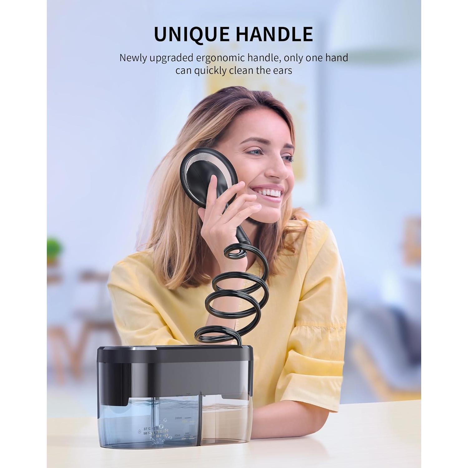 Limpiador de Oídos Eléctrico KAUGIC con 4 Modos y 400ml