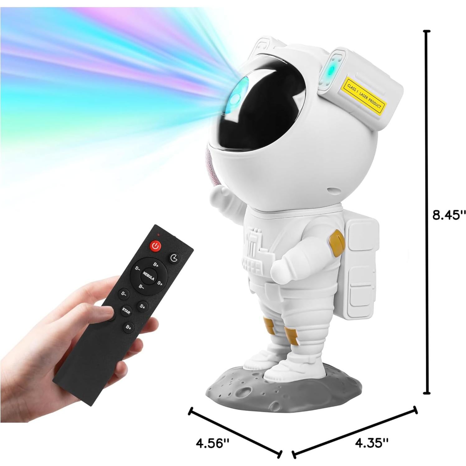 Proyector de Estrellas WHD Astronauta con Control Remoto 21.5cm