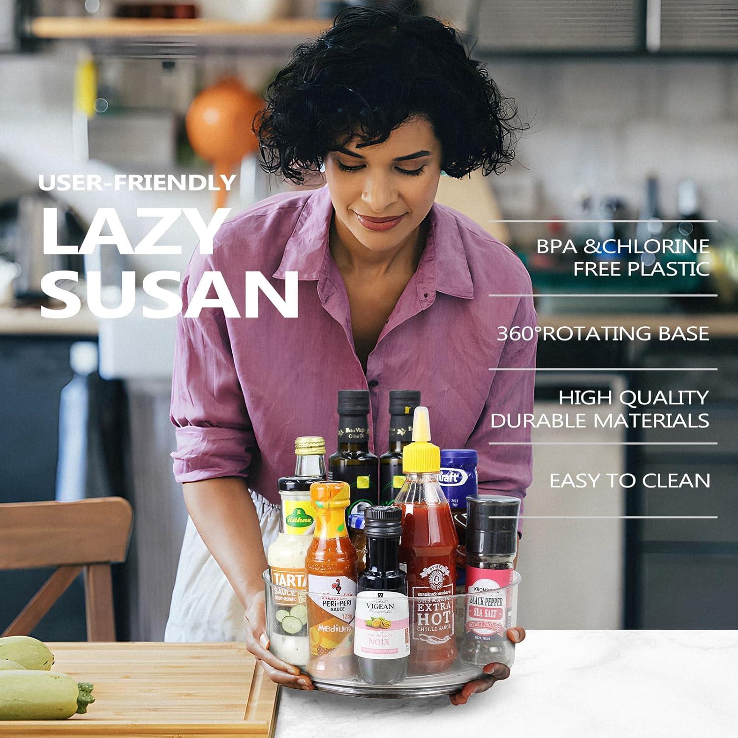 Organizador Giratorio Lazy Susan 360° Slow Slog 1 Paquete