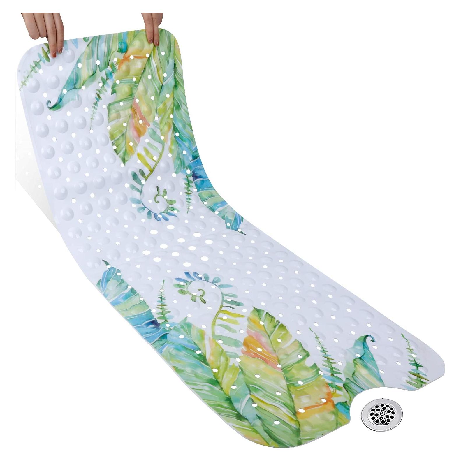 Alfombra de Ducha Antideslizante Yimobra 101.6x40.6 cm Plátano