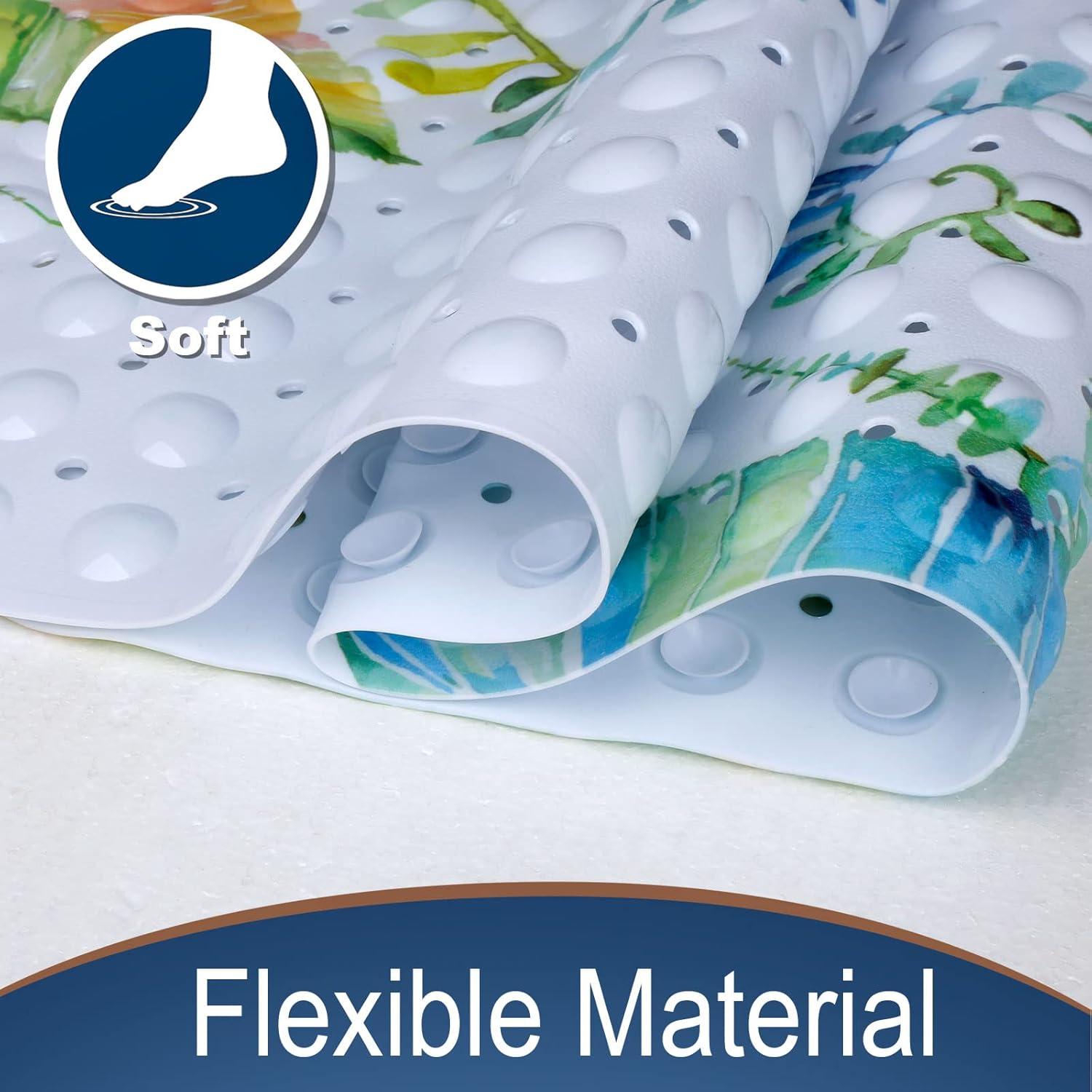 Alfombra de Ducha Antideslizante Yimobra 101.6x40.6 cm Plátano