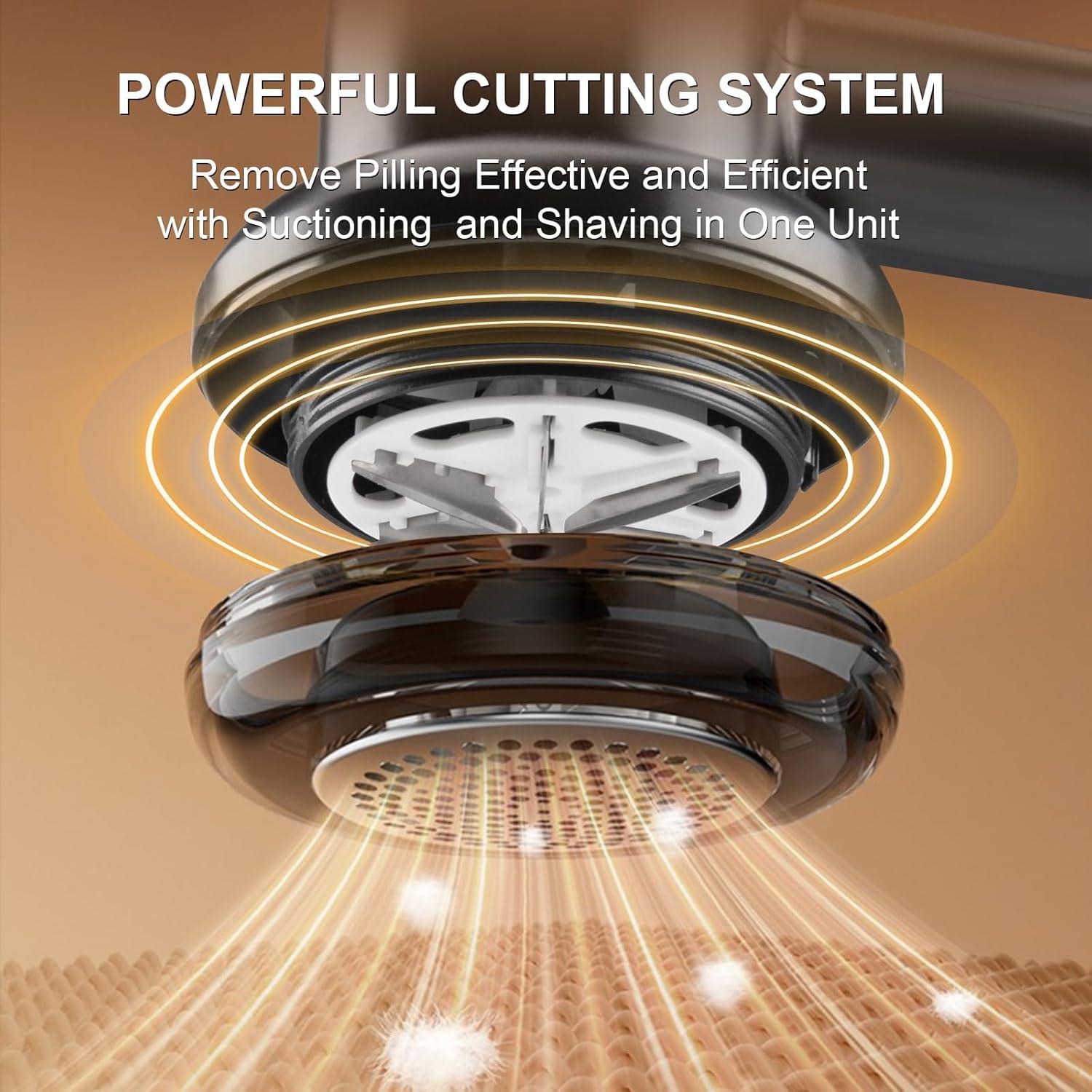 Quitapelusas eléctrico TEKI TKBX806B recargable USB 6 cuchillas