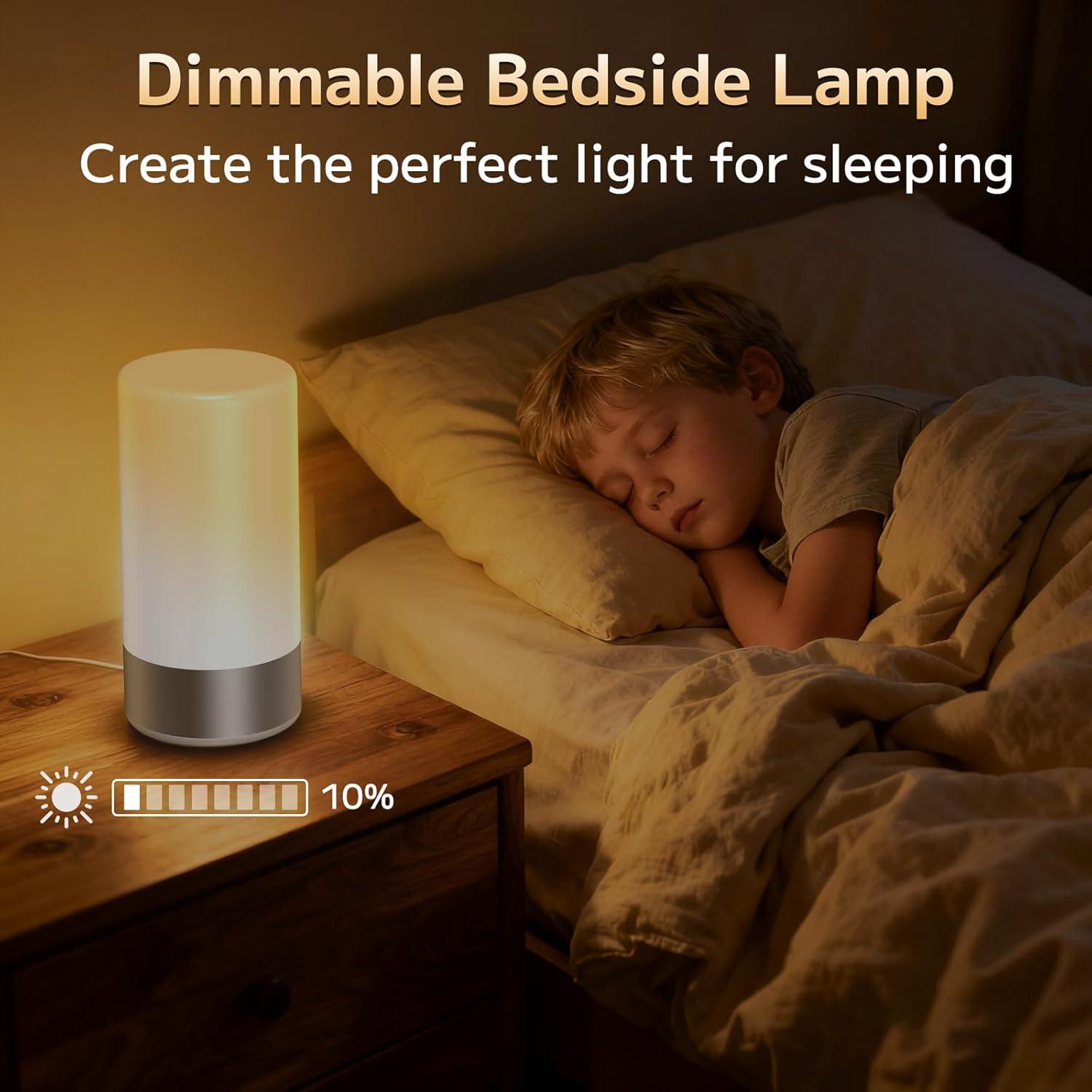 Lámpara de Mesa Táctil LED Famigreta T6 RGB 3 Niveles