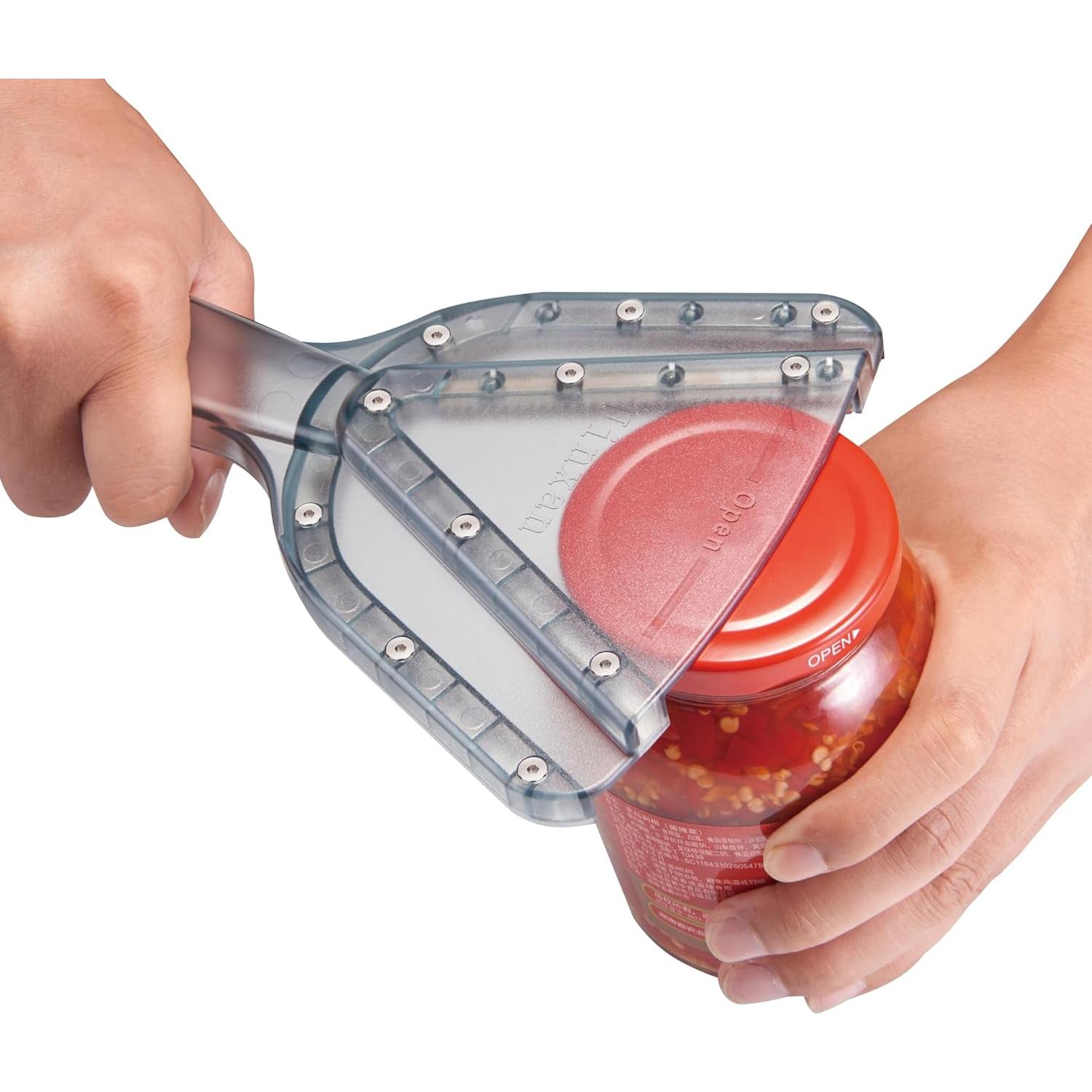 Jar Opener for Weak Hand & Seniors with Arthritis,Easy Twist Off Bottle Caps,Patent | Unique Kitchen Gadgets, Christmas Gifts for Elderly/Women/Men(Blue)