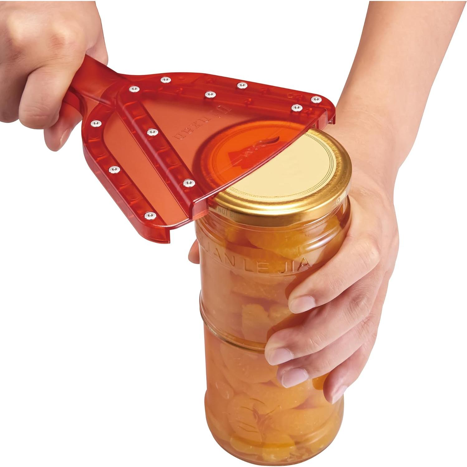 Jar Opener for Weak Hand & Seniors with Arthritis,Easy Twist Off Bottle Caps,Patent | Unique Kitchen Gadgets, Christmas Gifts for Elderly/Women/Men(Blue)