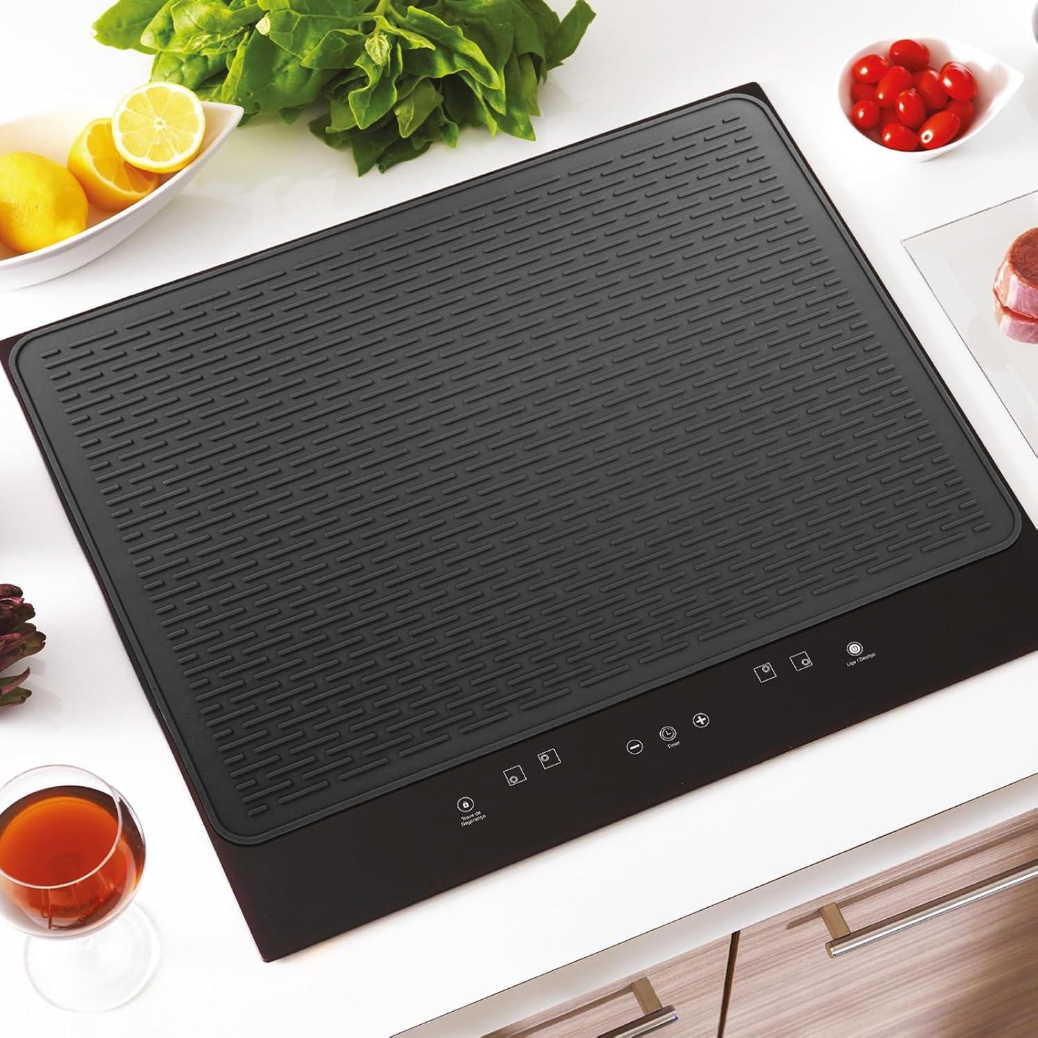 Tapete de Secado de Platos Golener Silicona 71x50 cm Negro