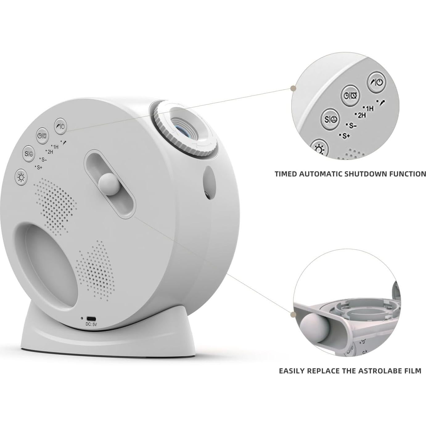 Proyector Estelar Pet Time HD con Altavoz Bluetooth y Control Remoto