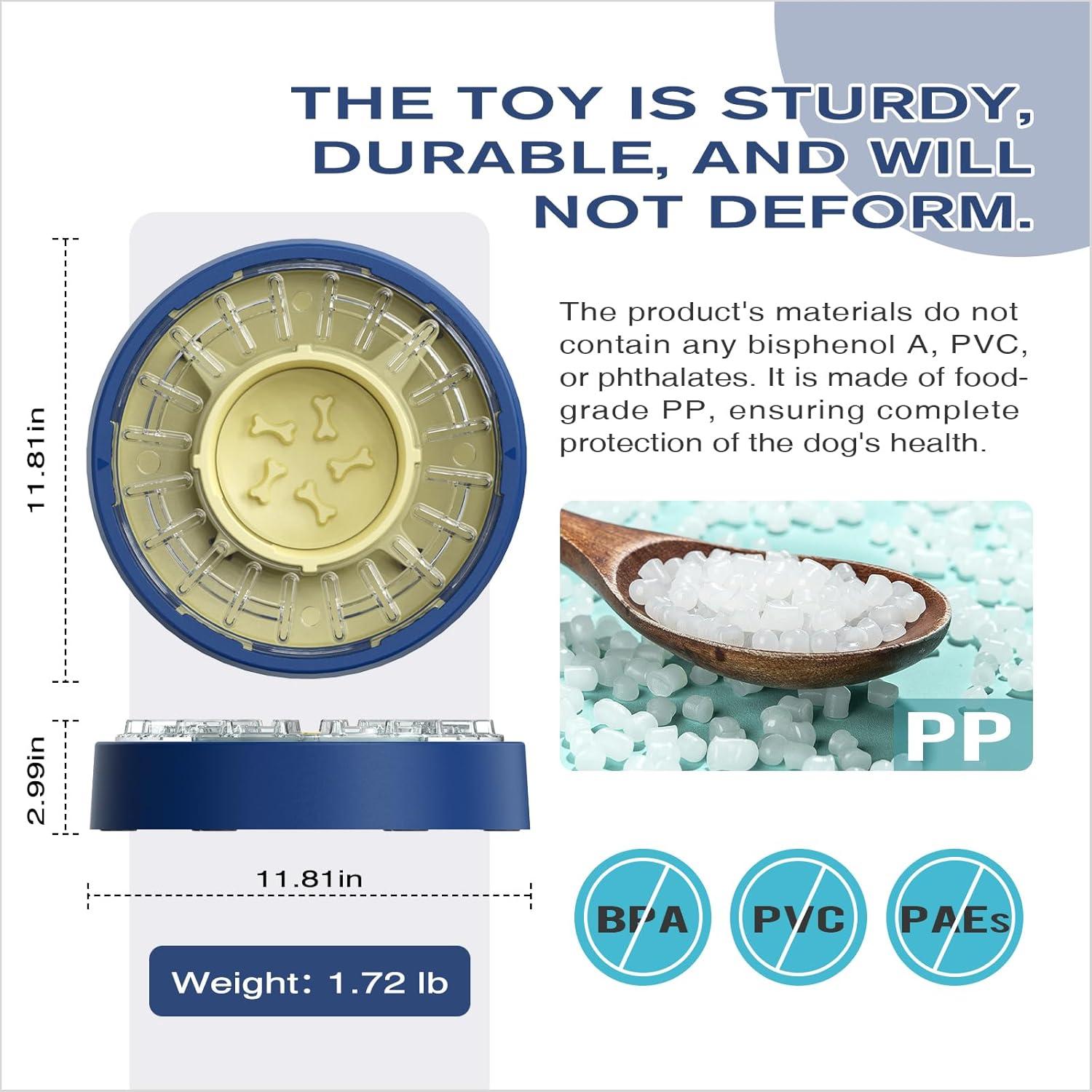 Alimentador Giratorio KADTC para Perros 17.6 oz Ajustable