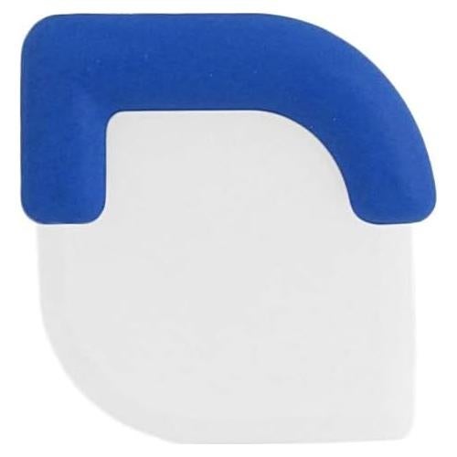 Scraper Durable 3" Nylon Plastic Pan Scraper Tool with Anti-Slip Handle, Random Color, Dish Scraper Plastic (1-pack)