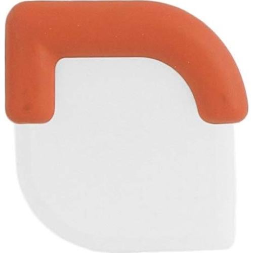 Scraper Durable 3" Nylon Plastic Pan Scraper Tool with Anti-Slip Handle, Random Color, Dish Scraper Plastic (1-pack)