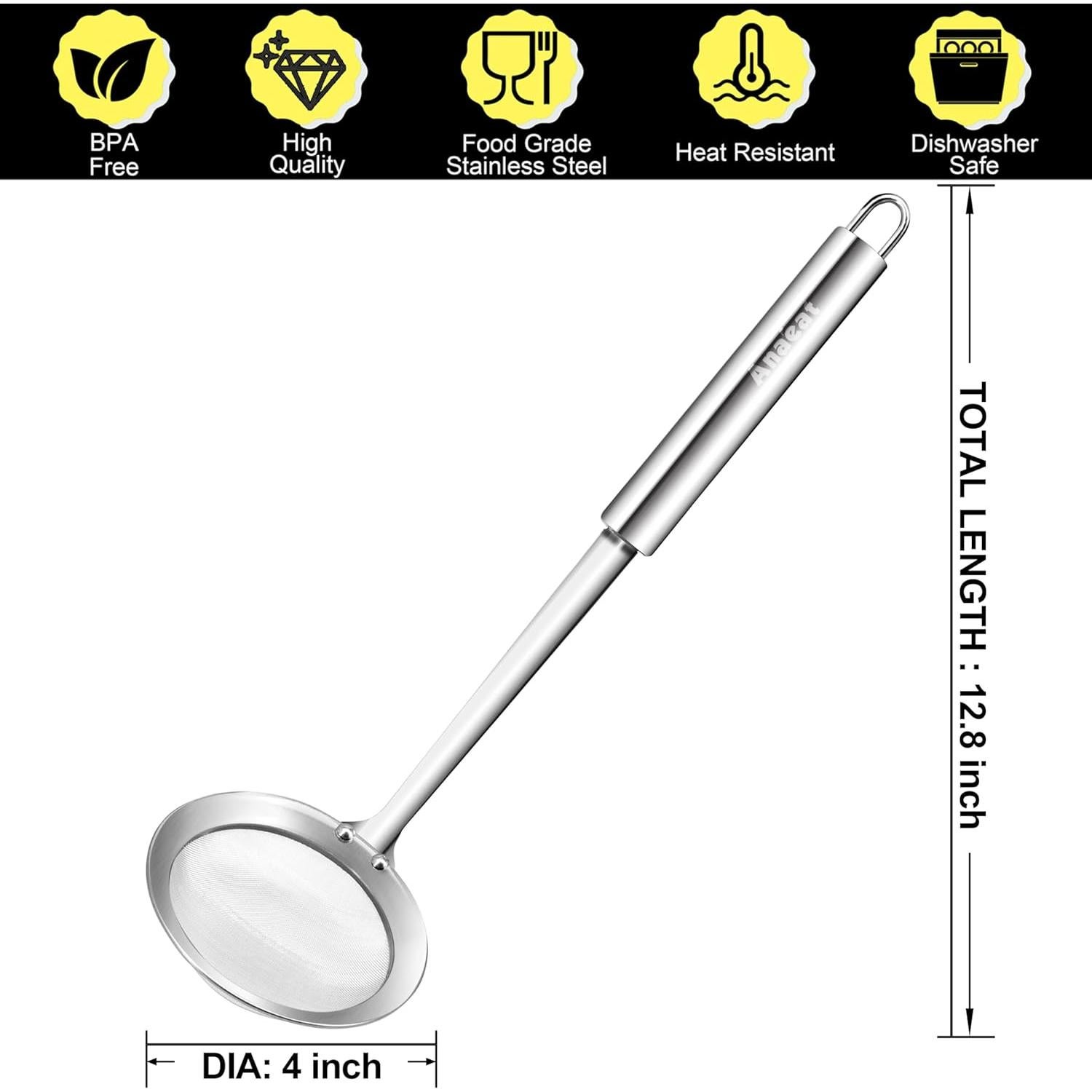 Cuchara Desnatadora Anaeat de Acero Inoxidable 30.9 cm