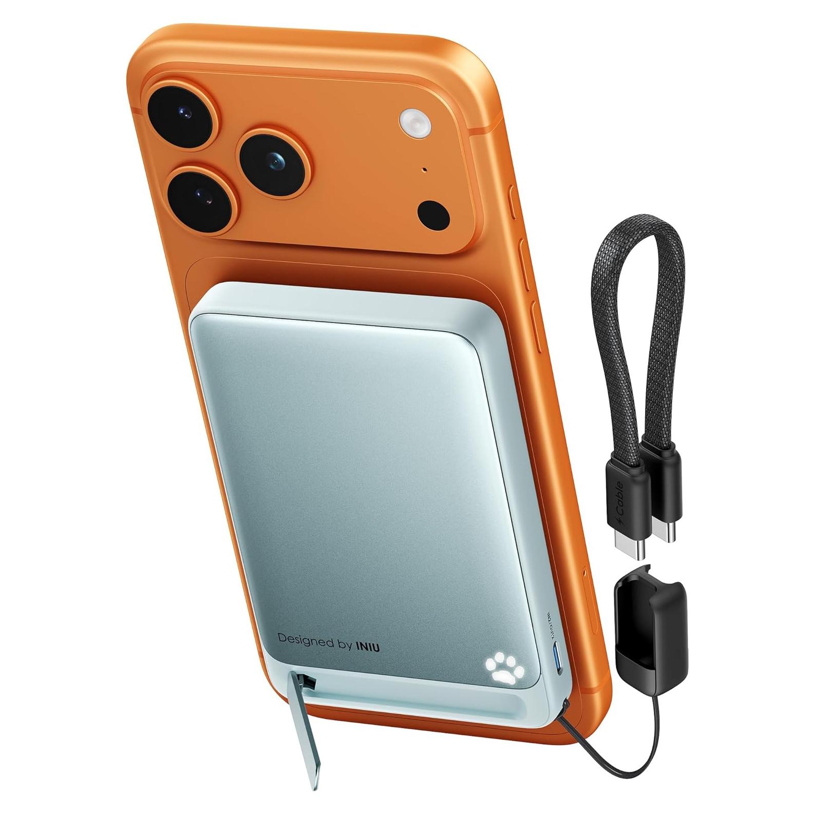 Cargador Portátil Magnético INIU 10000mAh 45W Carga Rápida