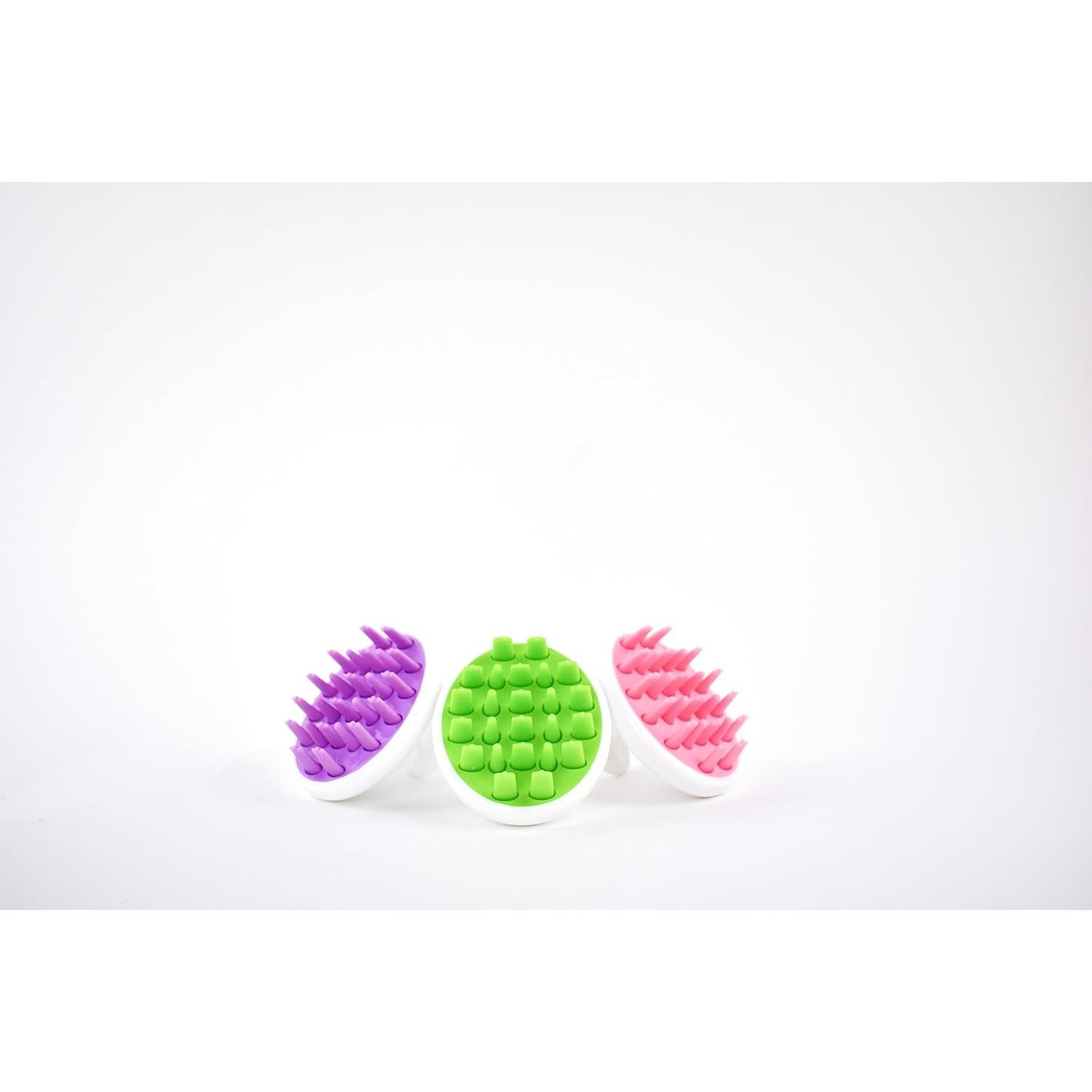 Cepillo Masajeador Zyllion ZMA12 - Exfoliante Cabello Púrpura