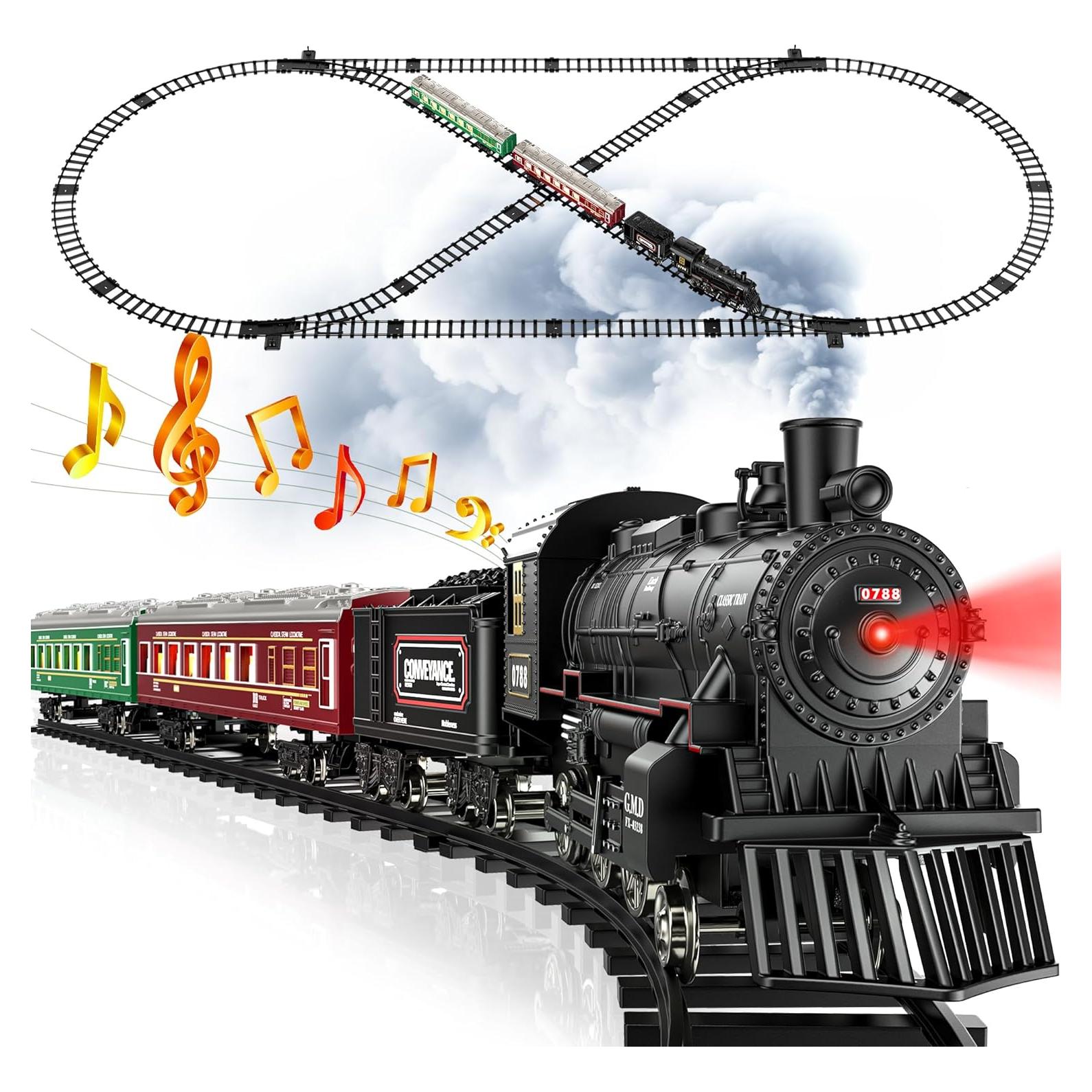 Juego de Tren a Control Remoto Hot Bee con Pista y Luces