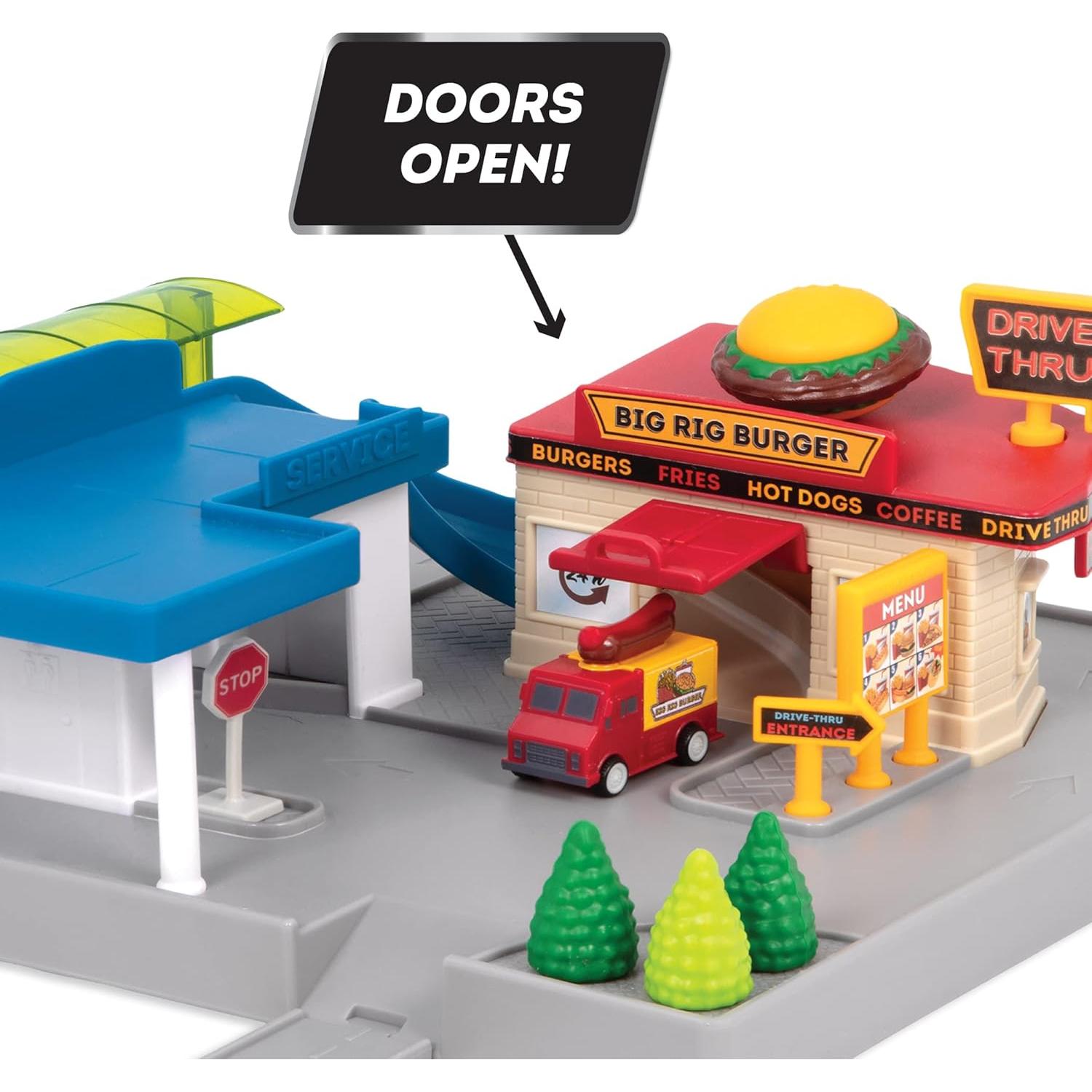 Estación de Gas y Restaurante Drive-Thru Battat 5 Piezas
