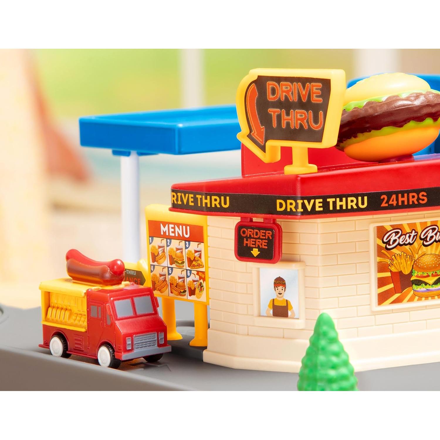 Estación de Gas y Restaurante Drive-Thru Battat 5 Piezas