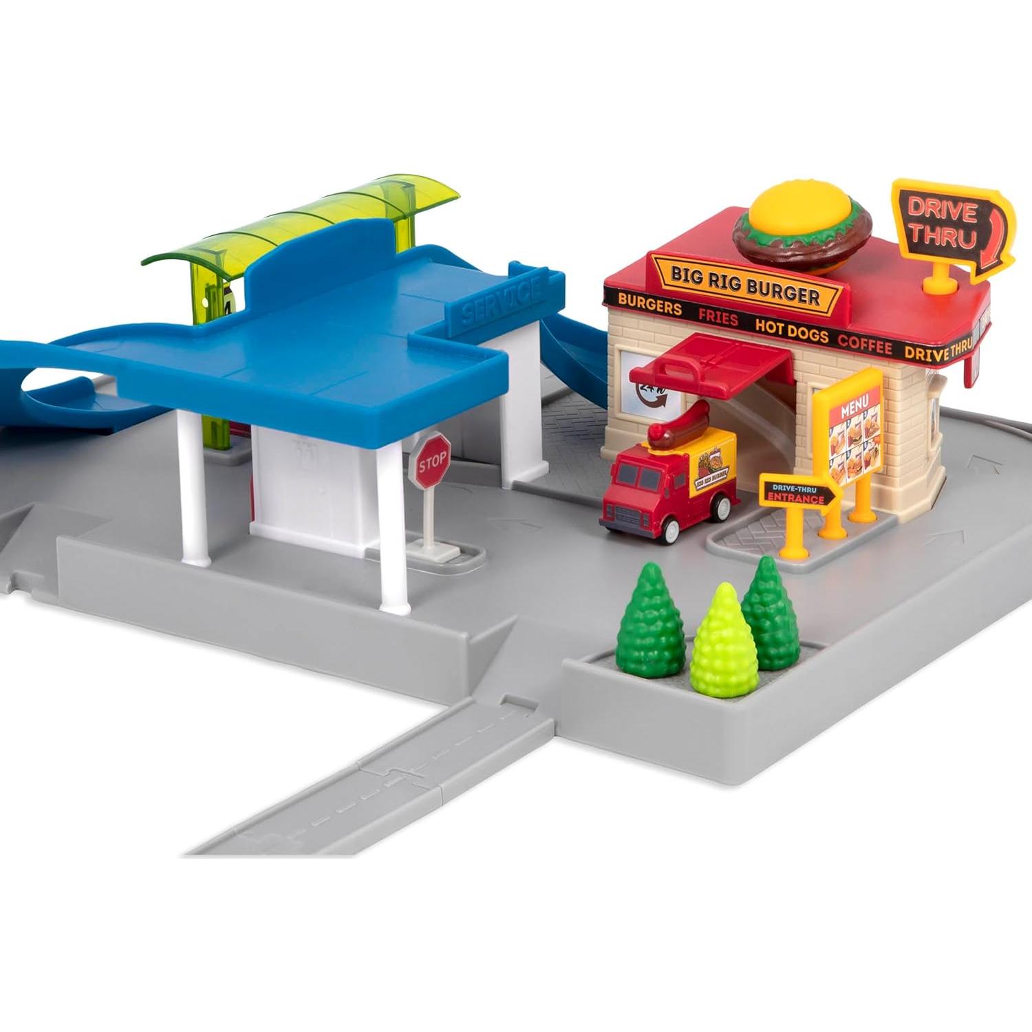 Estación de Gas y Restaurante Drive-Thru Battat 5 Piezas
