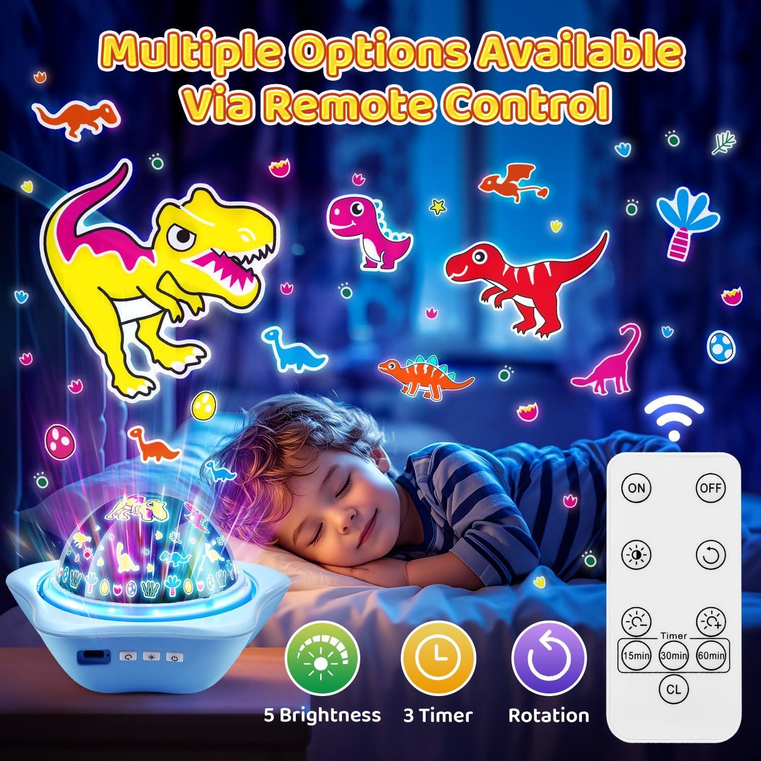 Proyector de Estrellas PIKOY WH-E07 Luz Nocturna Infantil