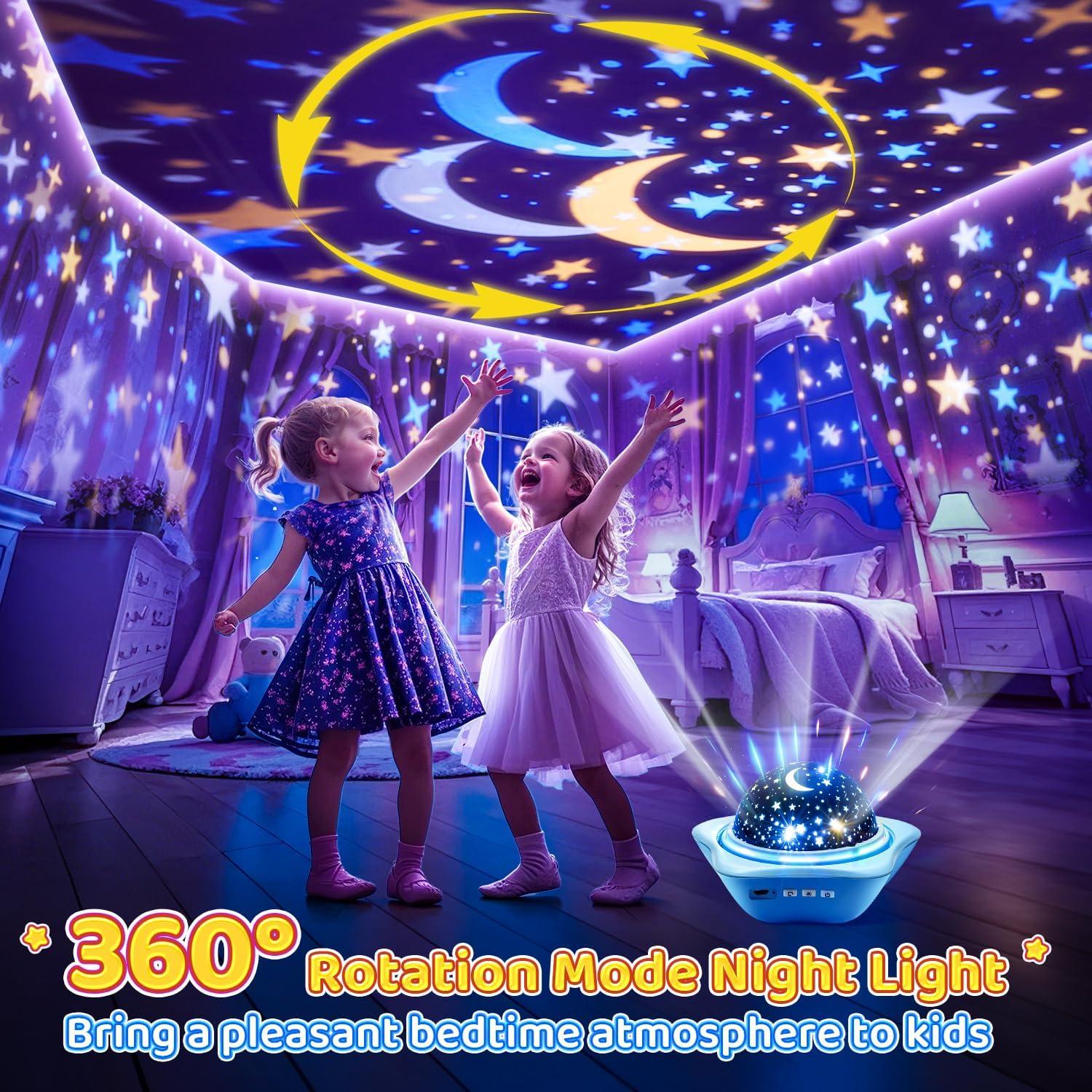 Proyector de Estrellas PIKOY WH-E07 Luz Nocturna Infantil