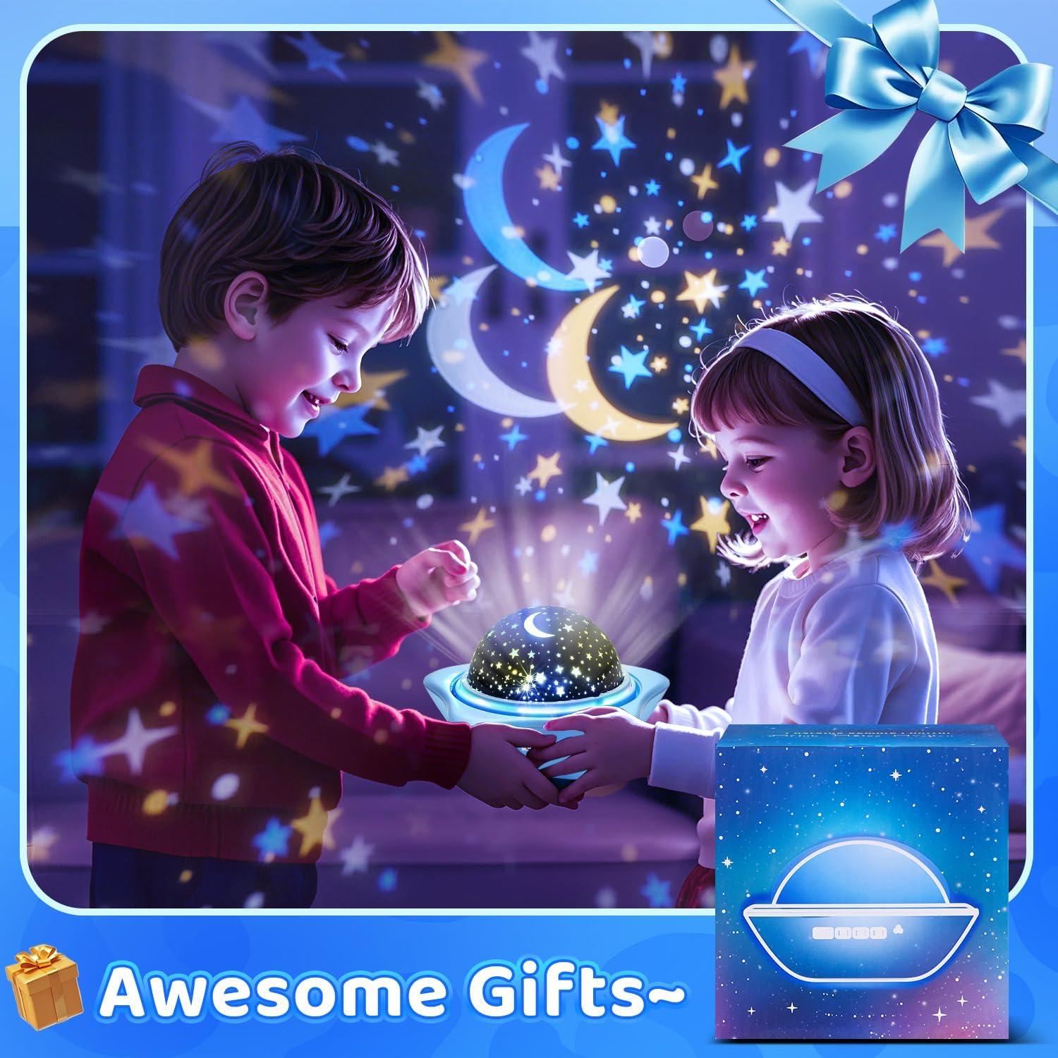 Proyector de Estrellas PIKOY WH-E07 Luz Nocturna Infantil