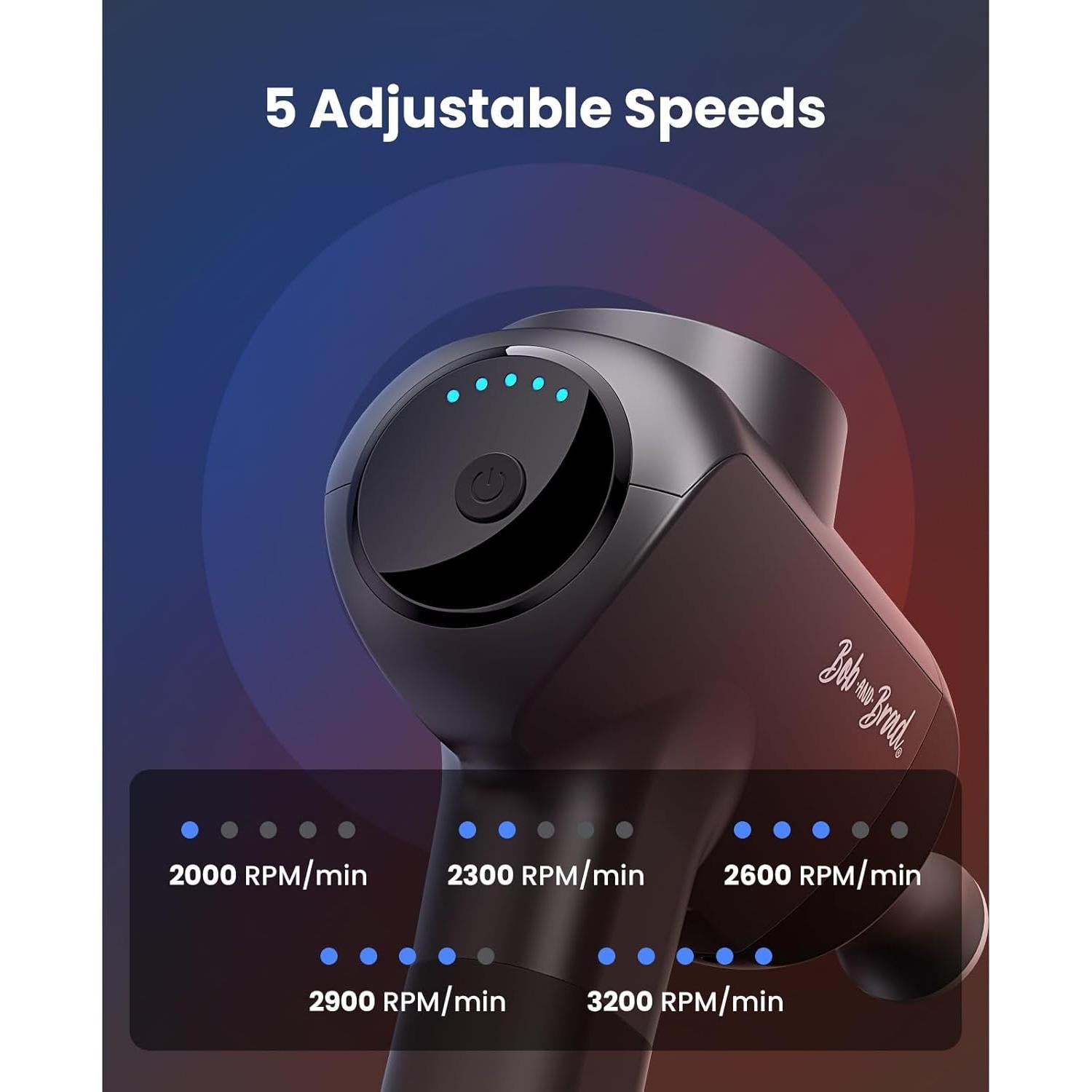 Pistola de Masaje BOB Y BRAD X6 Pro Max con Calor y Frío