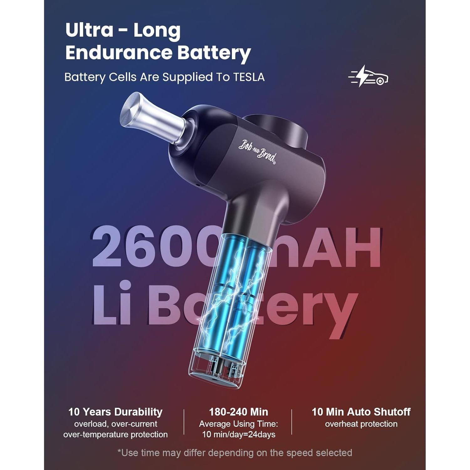 Pistola de Masaje BOB Y BRAD X6 Pro Max con Calor y Frío