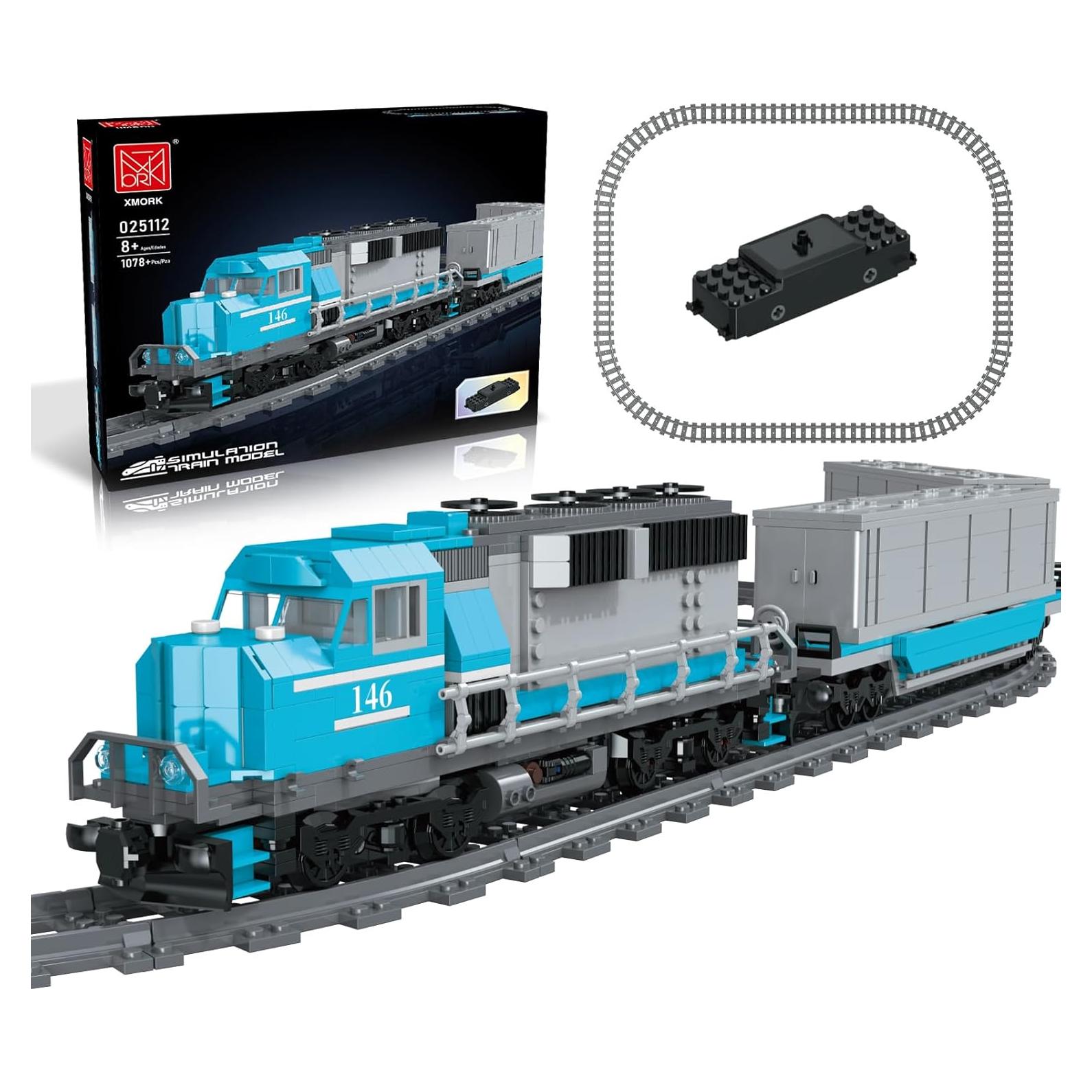 Juego de Bloques de Tren Motorizado Chenghai 1078 Piezas