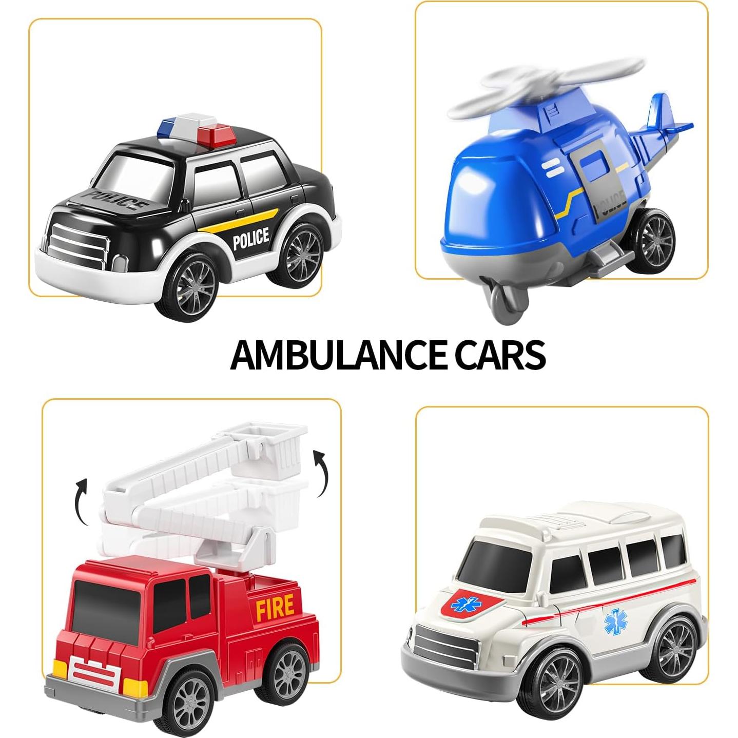 Juguetes de Camiones TEMI 5 en 1 para Niños 3 a 6 Años