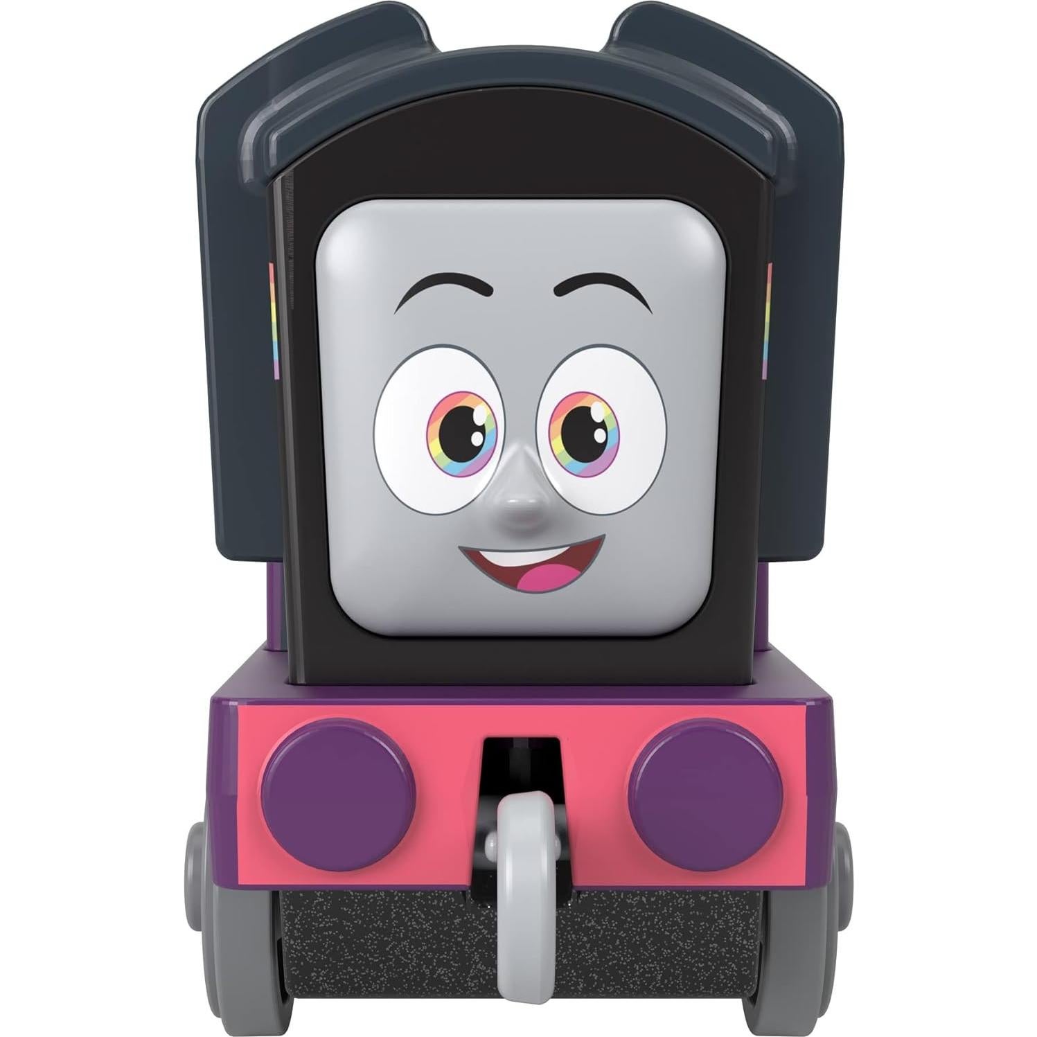 Locomotora Arcoíris Diesel Fisher-Price para Empujar