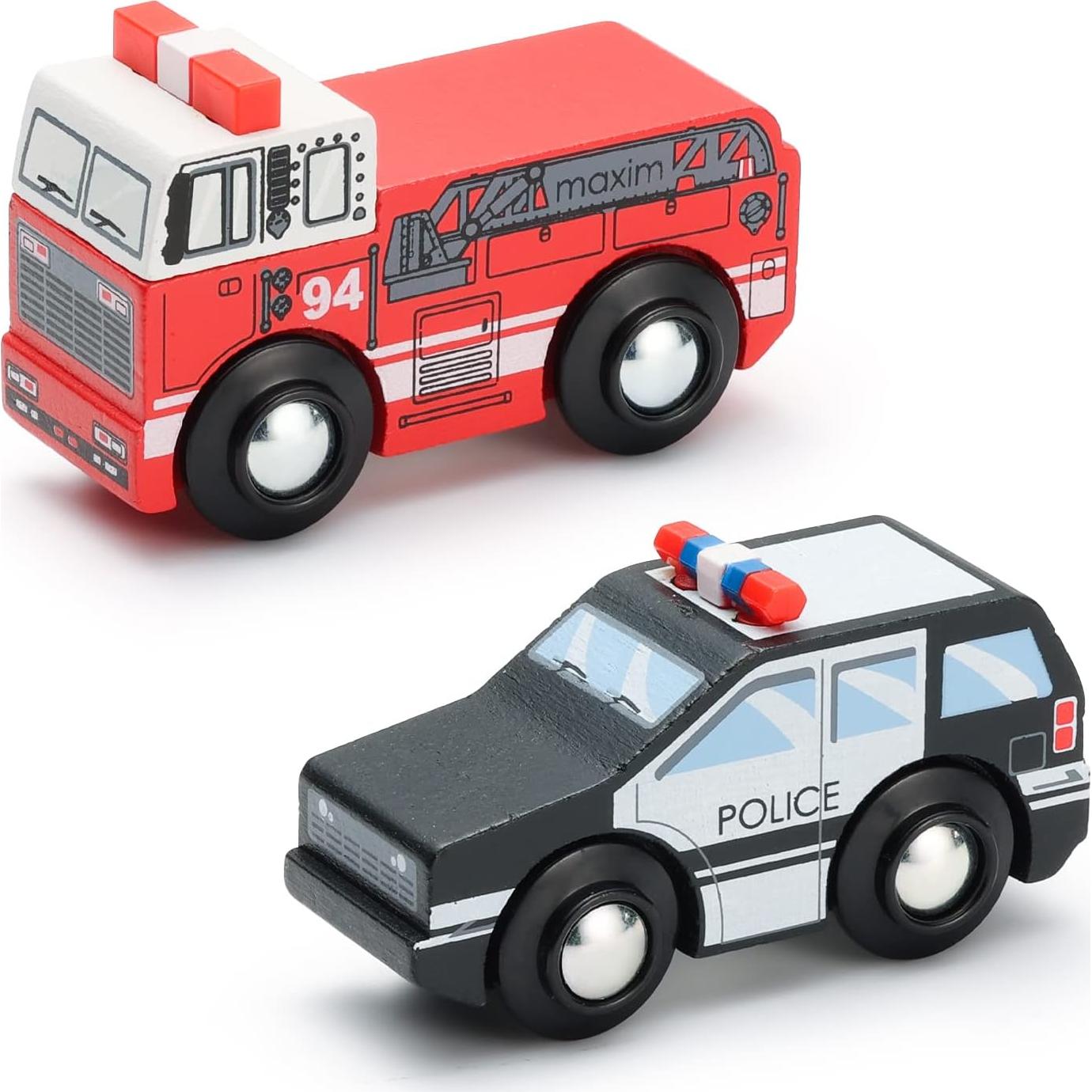 SainSmart Jr. Set de 10 Coches de Madera para Niños