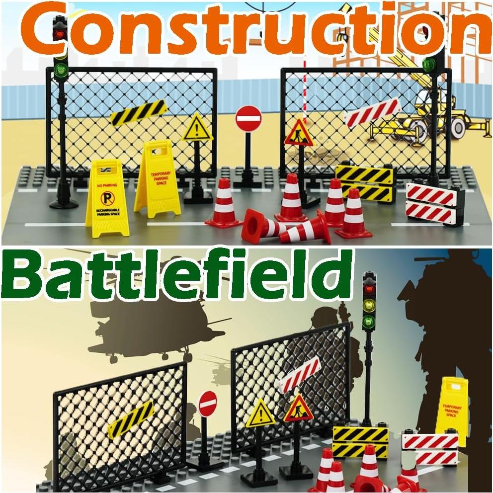 Accesorios de Ladrillos Pasacho Mini Conos y Señales 2,5cm