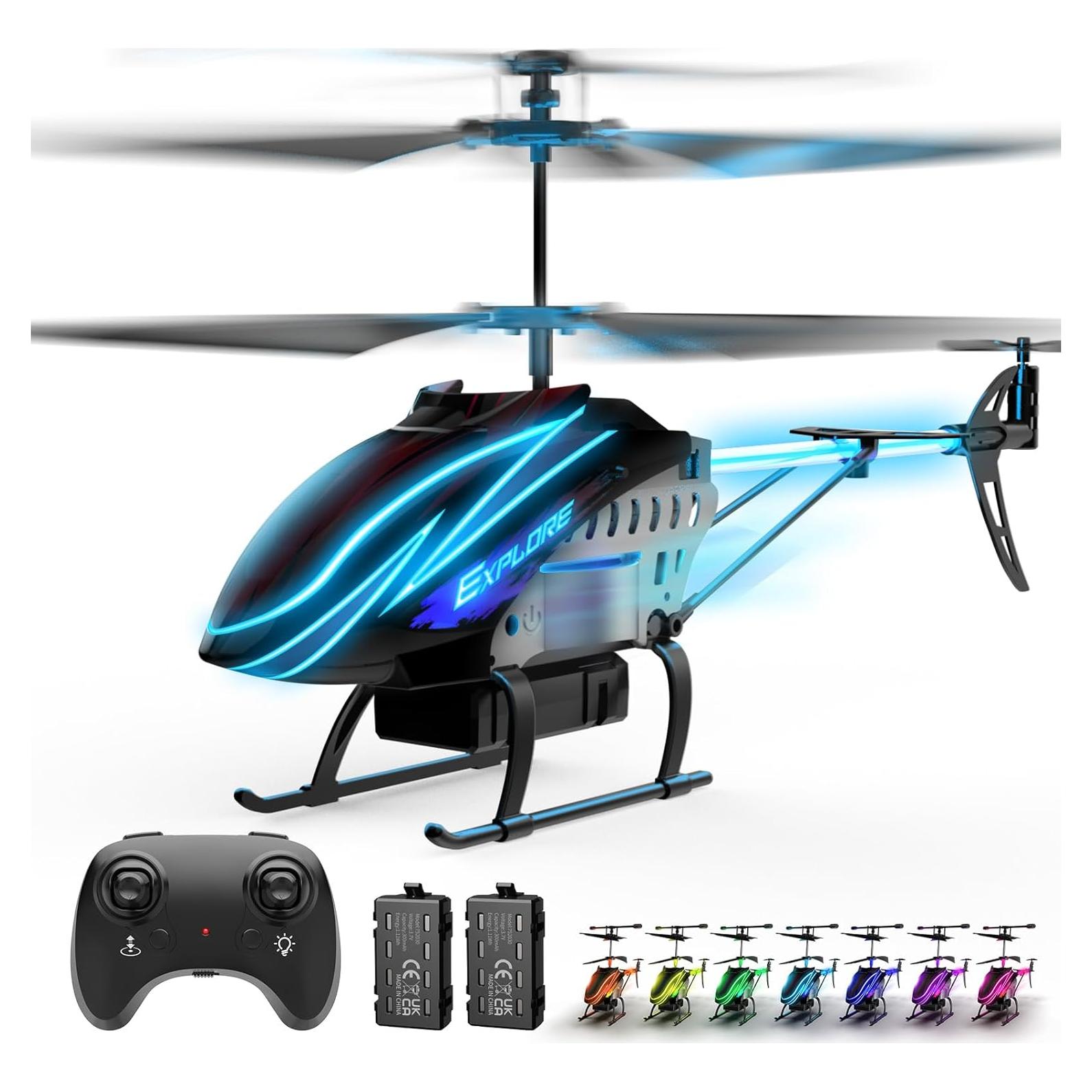 Helicóptero RC BUSSGO X11C con 30 Min de Vuelo y LED