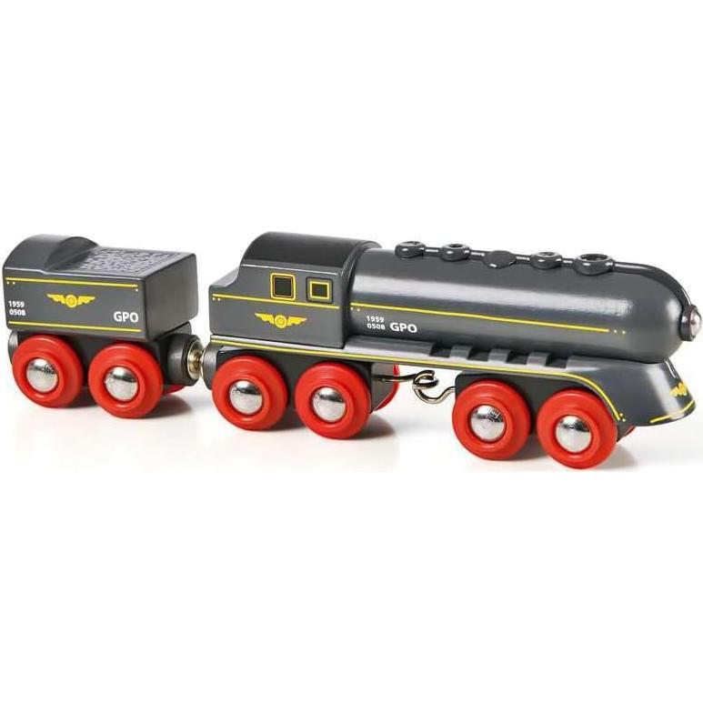 Tren Bala Rápido Brio 33697 - Juguete de Madera 2 Piezas