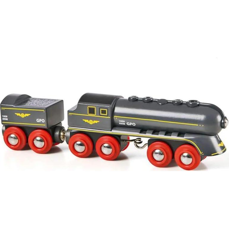 Tren Bala Rápido Brio 33697 - Juguete de Madera 2 Piezas