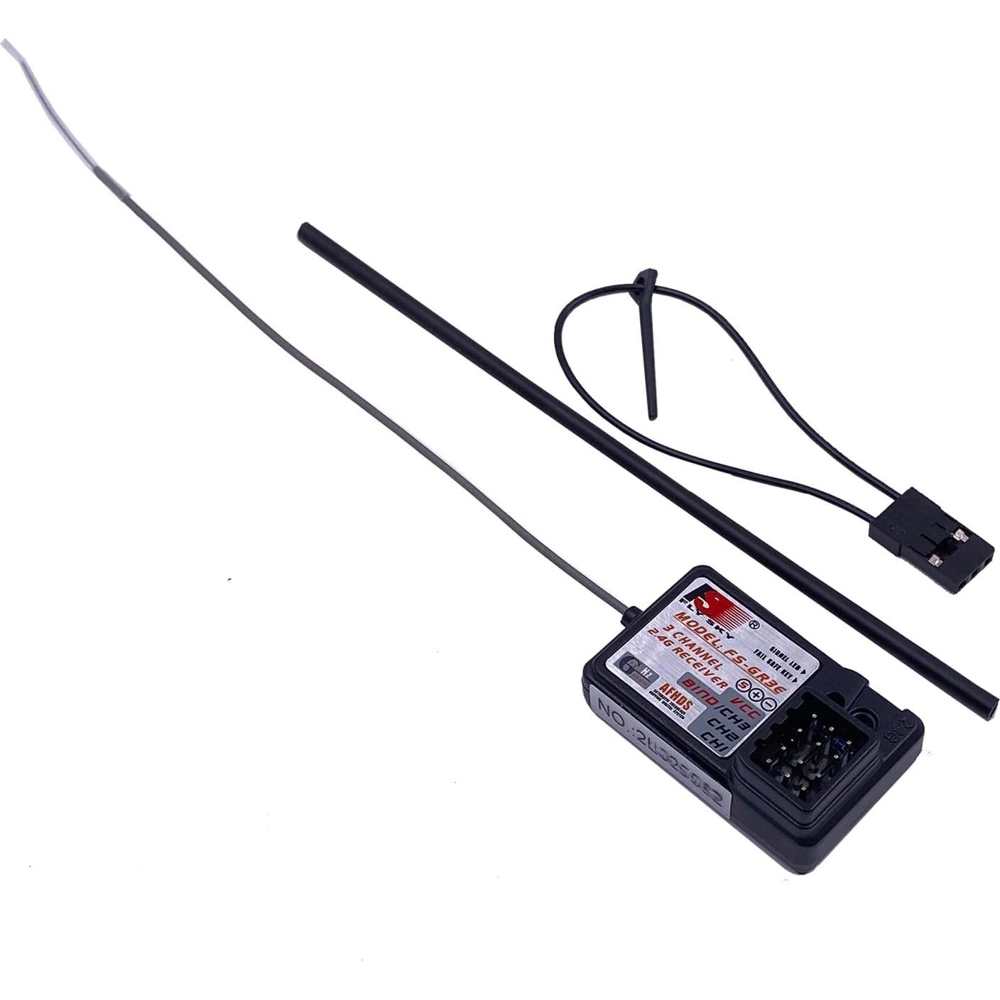 Transmisor y Receptor RC Flysky FS-GT3B 3 Canales 2.4GHz