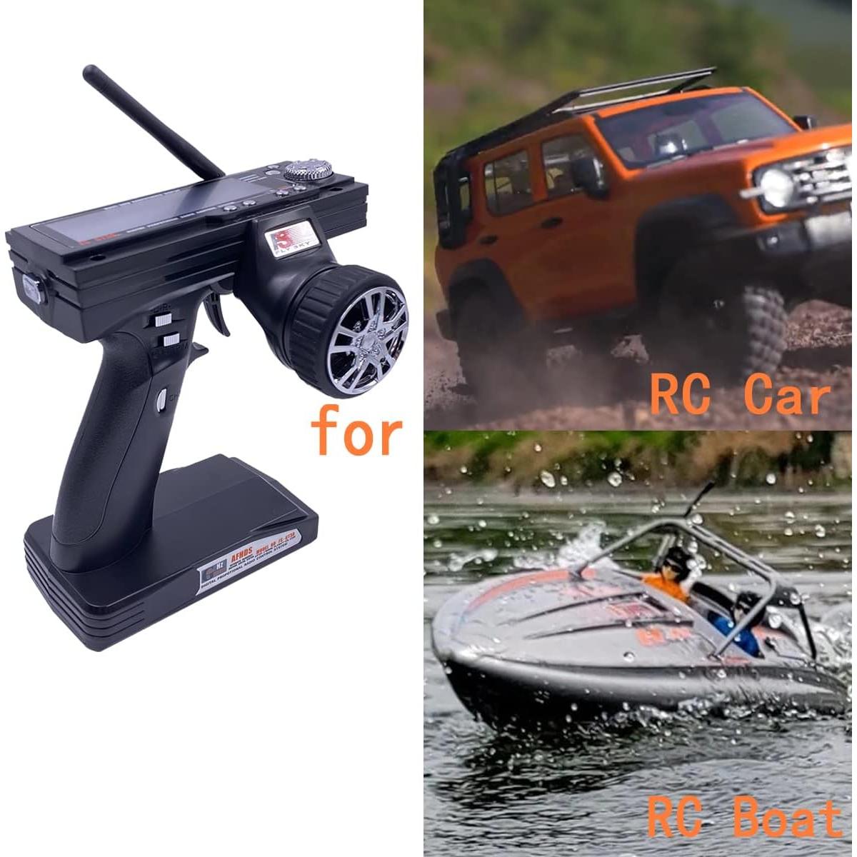 Transmisor y Receptor RC Flysky FS-GT3B 3 Canales 2.4GHz